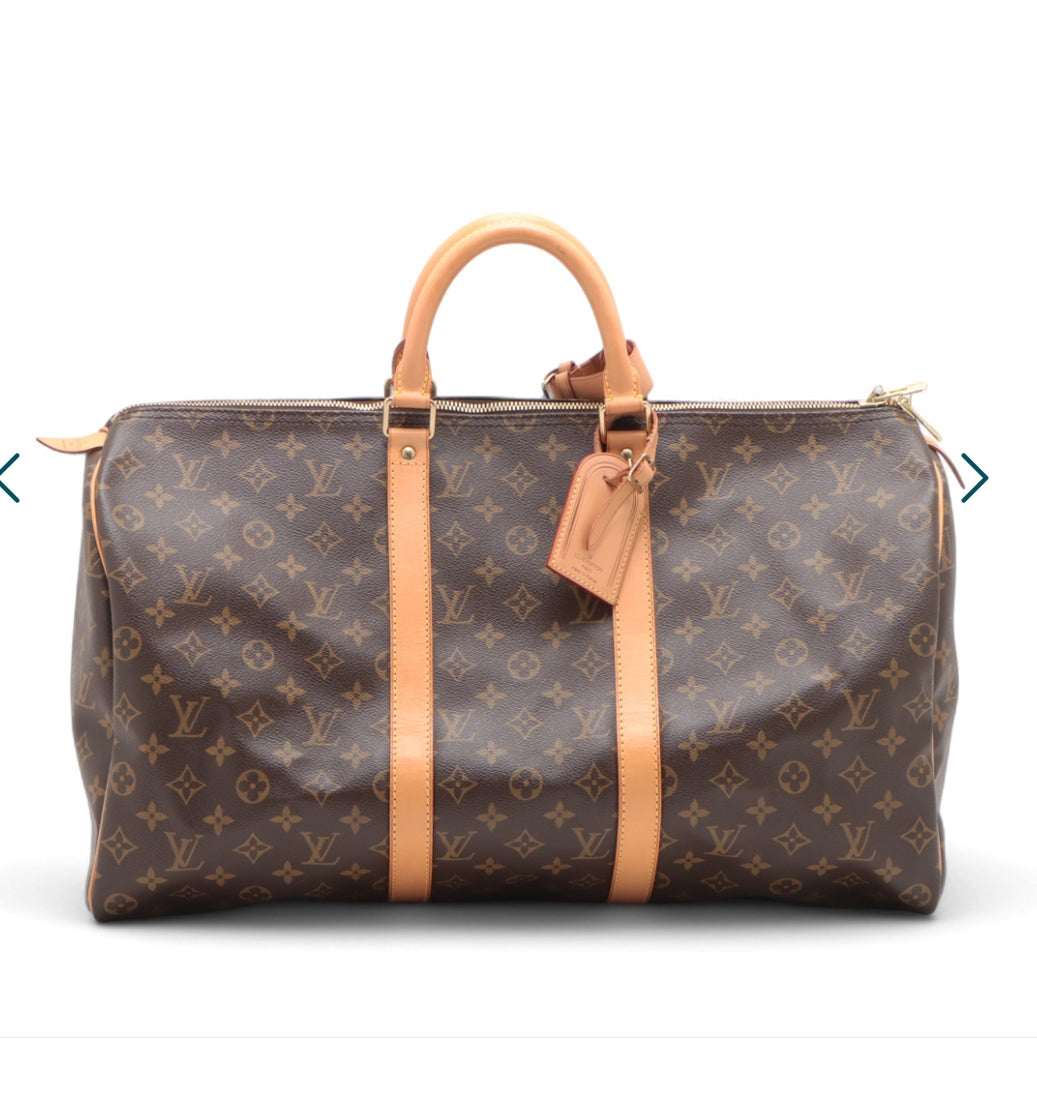 Louis Vuitton keepall 55 luggage bag pre loved wonderful condition