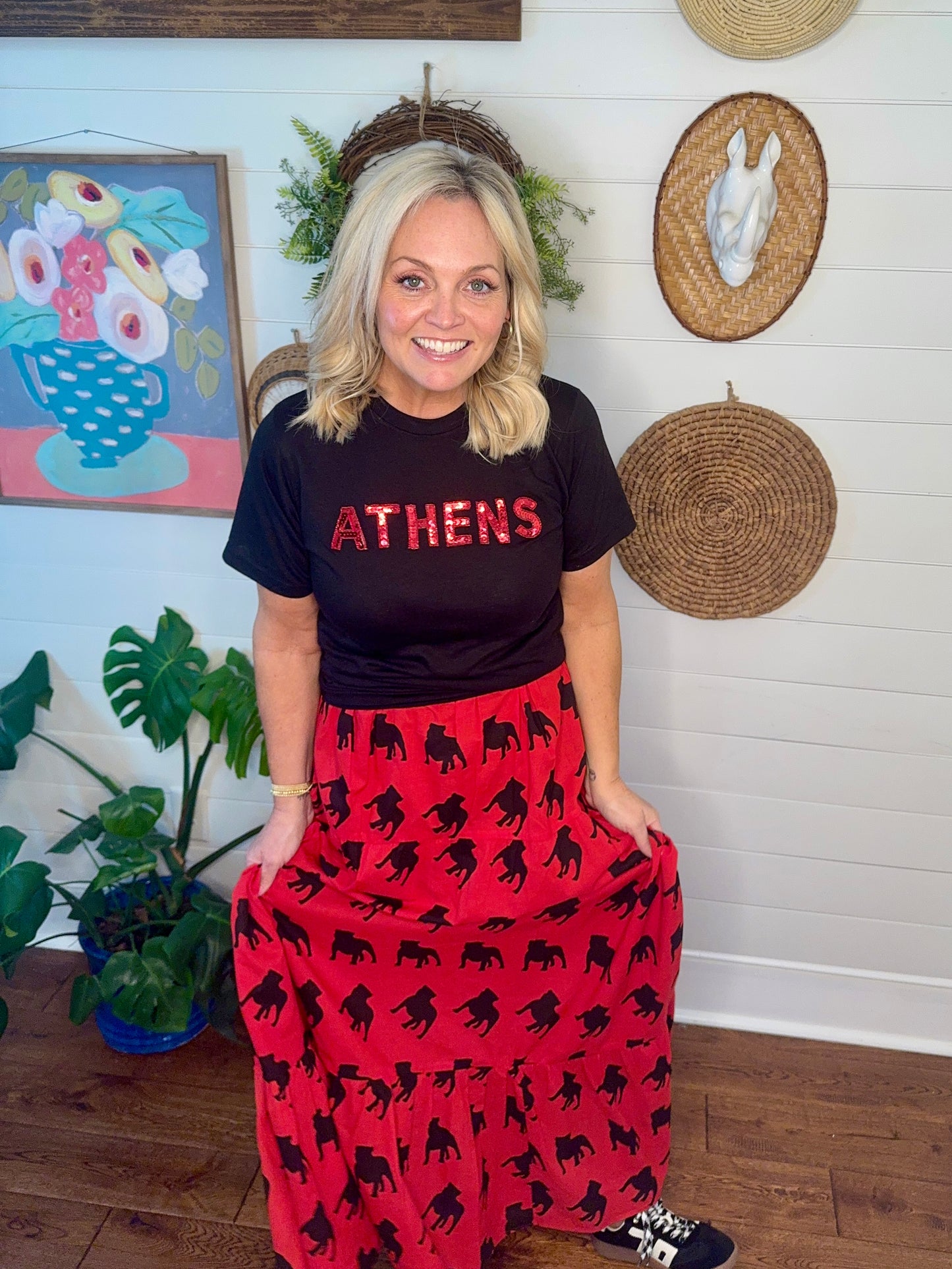 Black Tee Athens Sequin marked down!