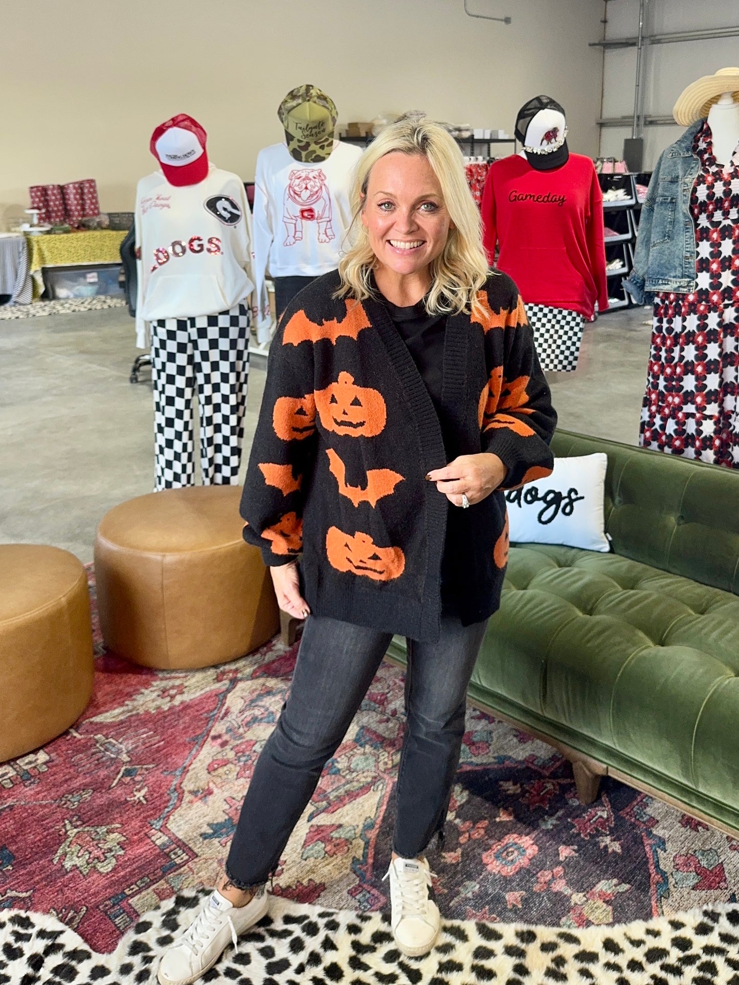 Halloween cardigan oversized
