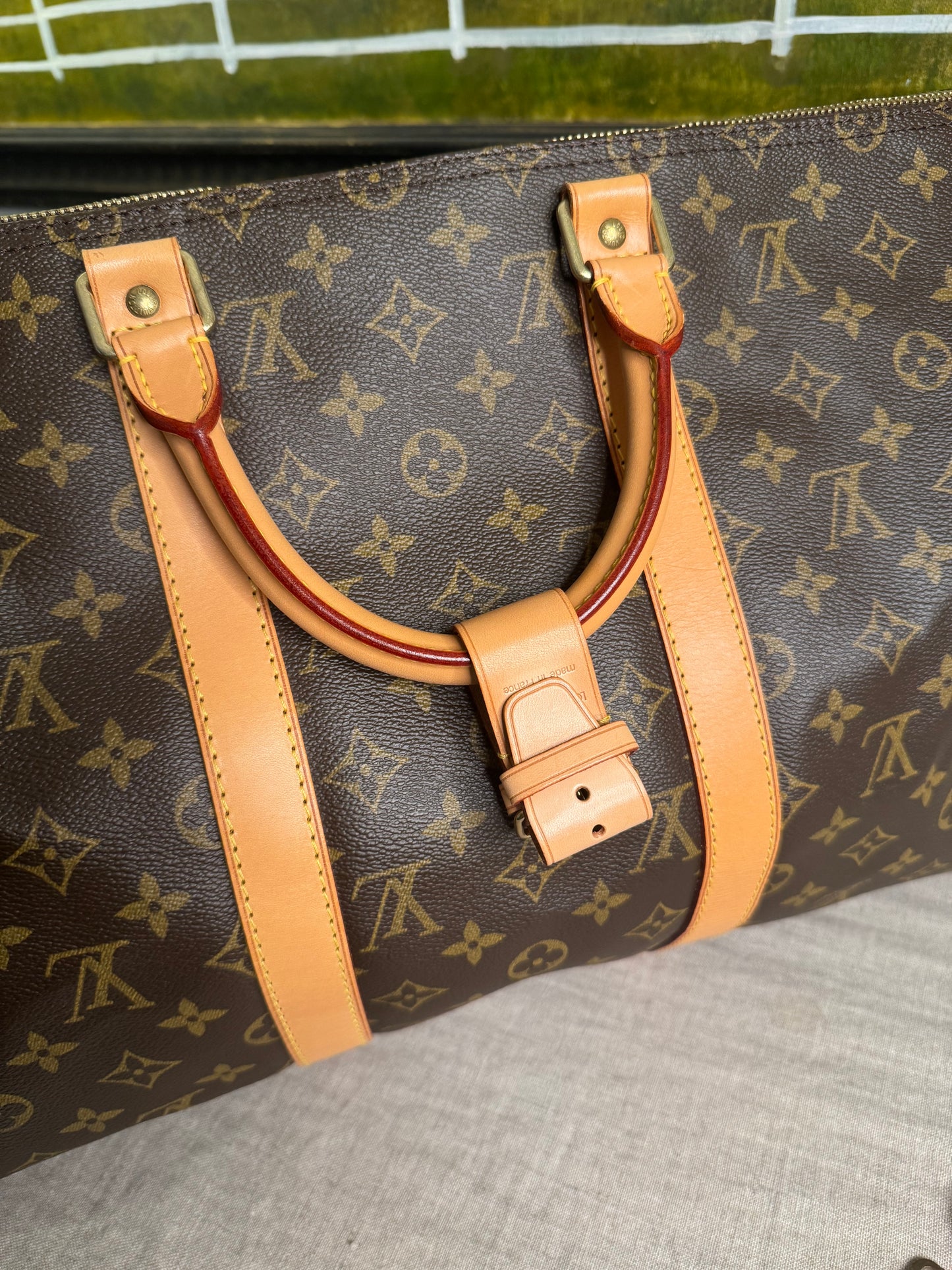 Louis Vuitton keepall 55 luggage bag pre loved wonderful condition