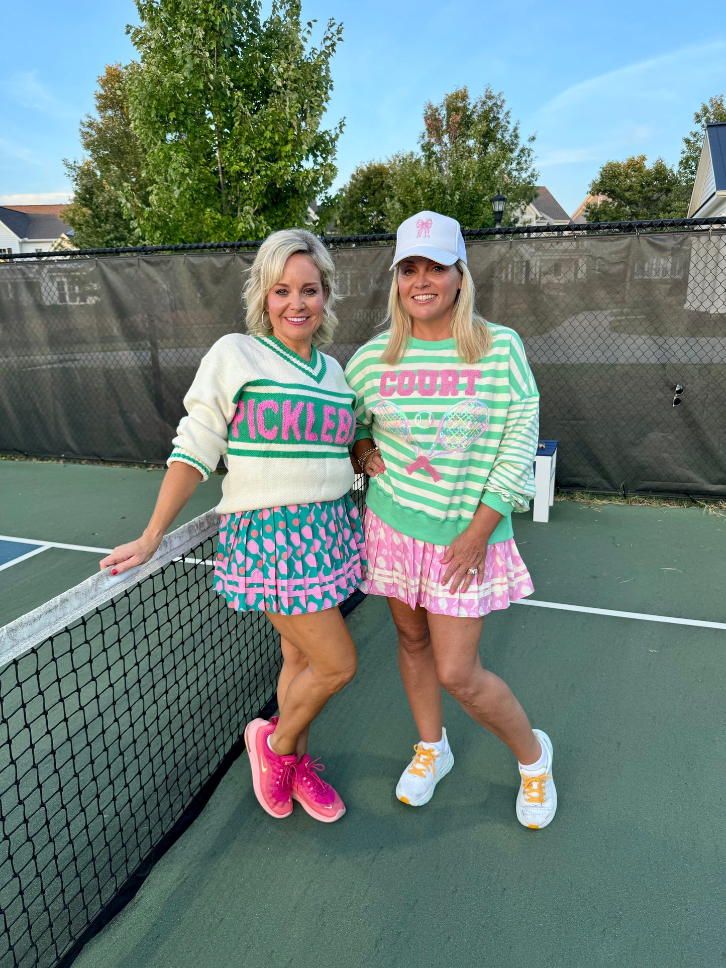 Court tennis pickleball oversized sweatshirt UGA fall collection