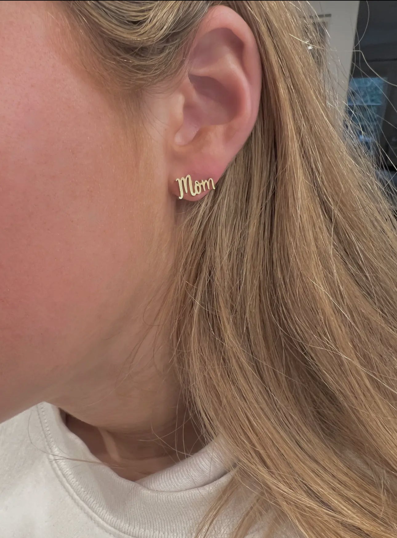 Dawg mom earrings studs