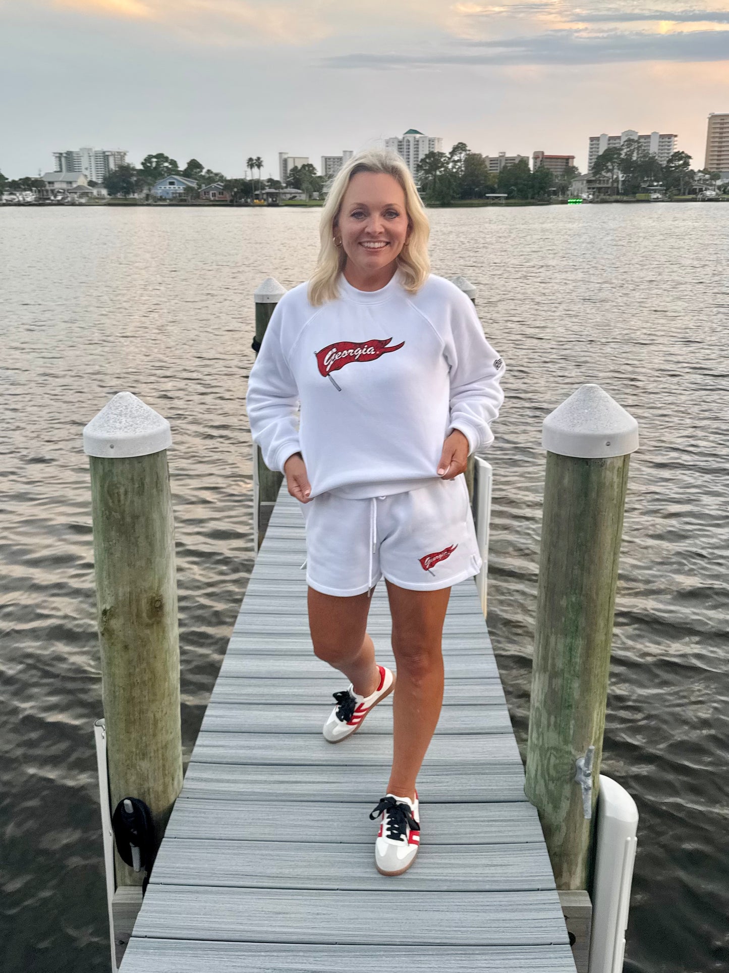 Hype and vice licensed crew white sweatshirt Georgia! Up to size XXL