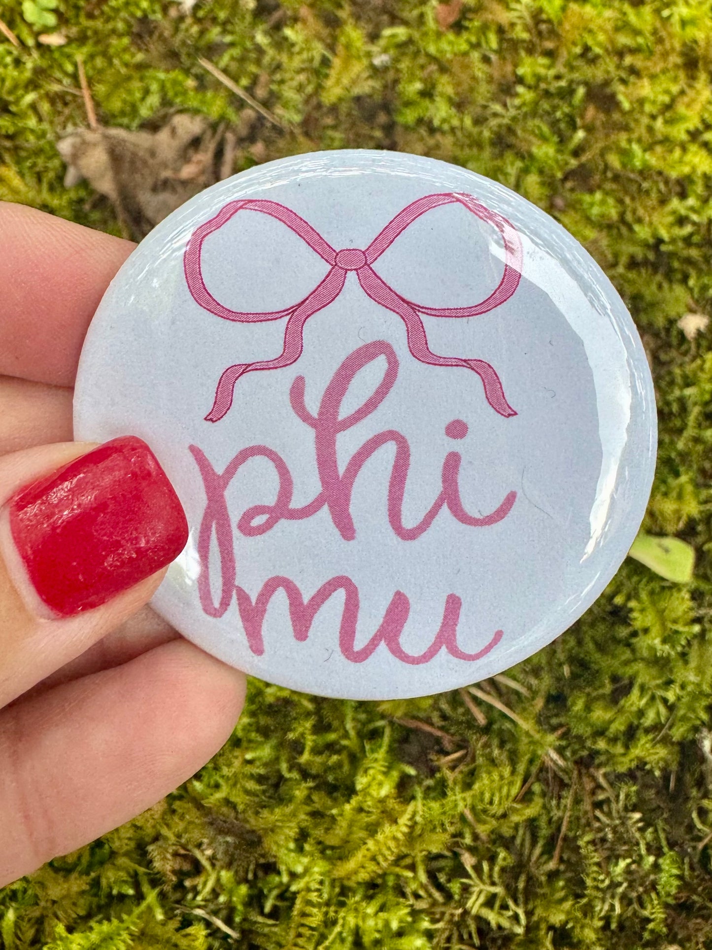 Phi Mu game day pins