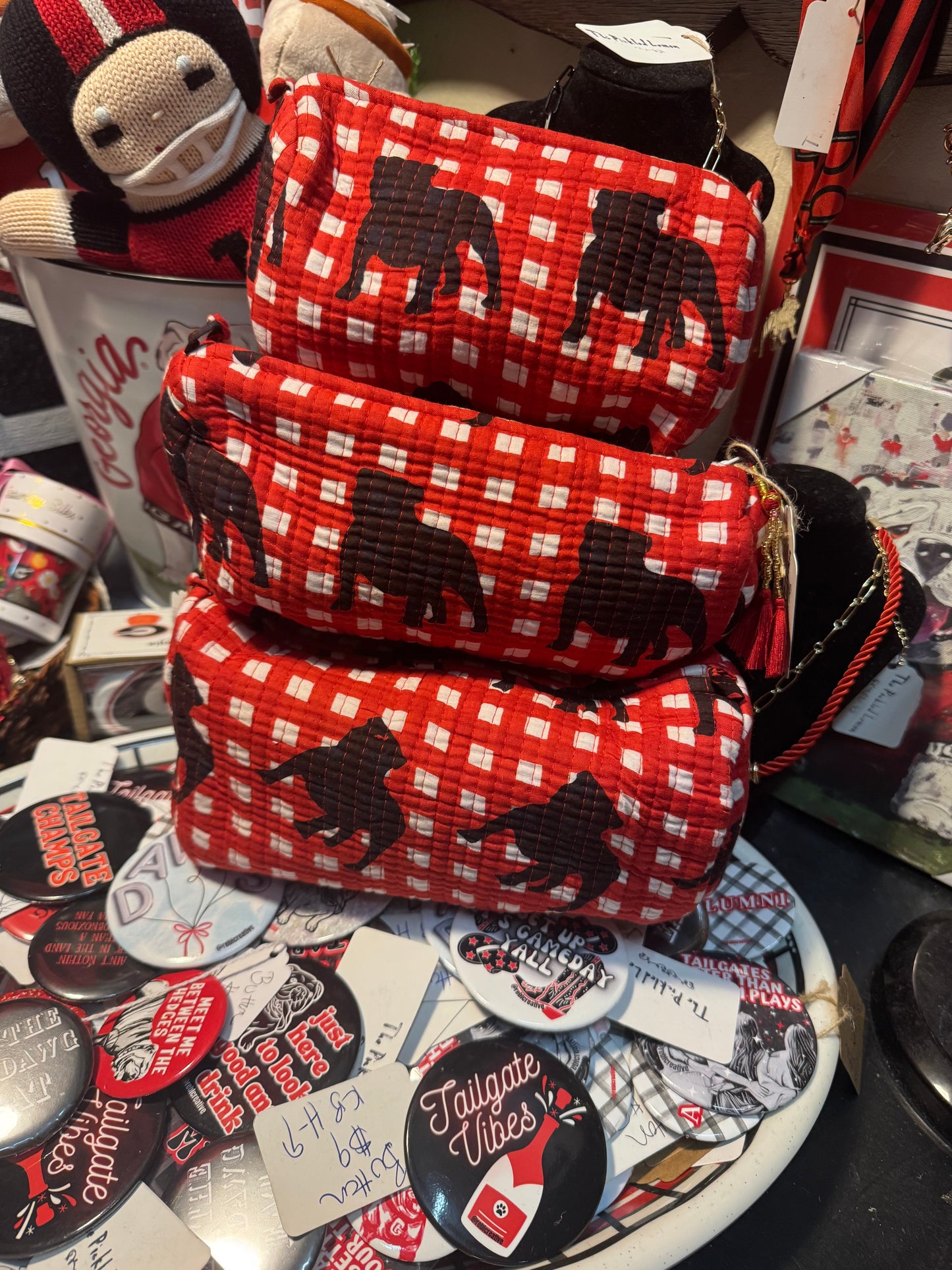 Set of 3 exclusive cosmetic bags
