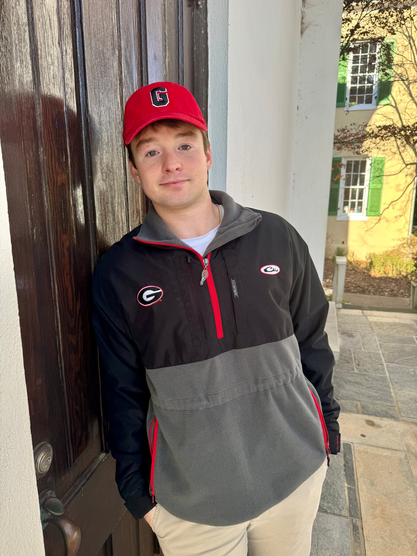 Licensed Georgia G hat red