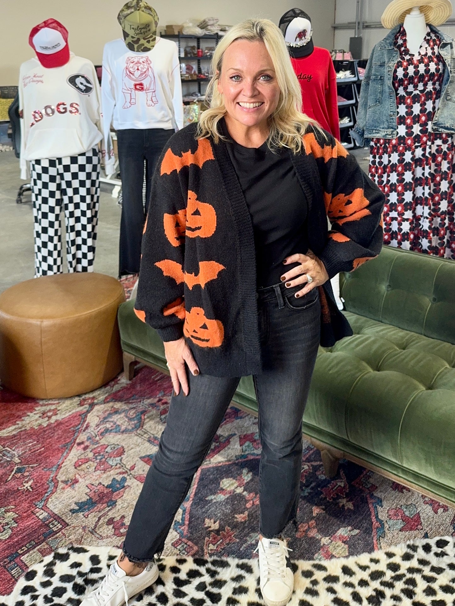 Halloween cardigan oversized