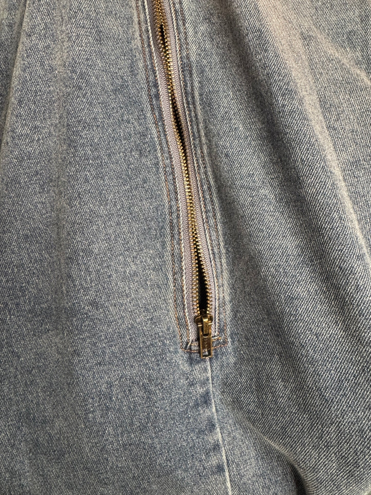 Denim dress with bows marked down
