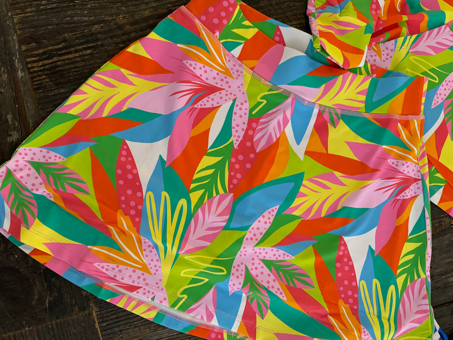 Hamptons active wear skirt with shorts marked down