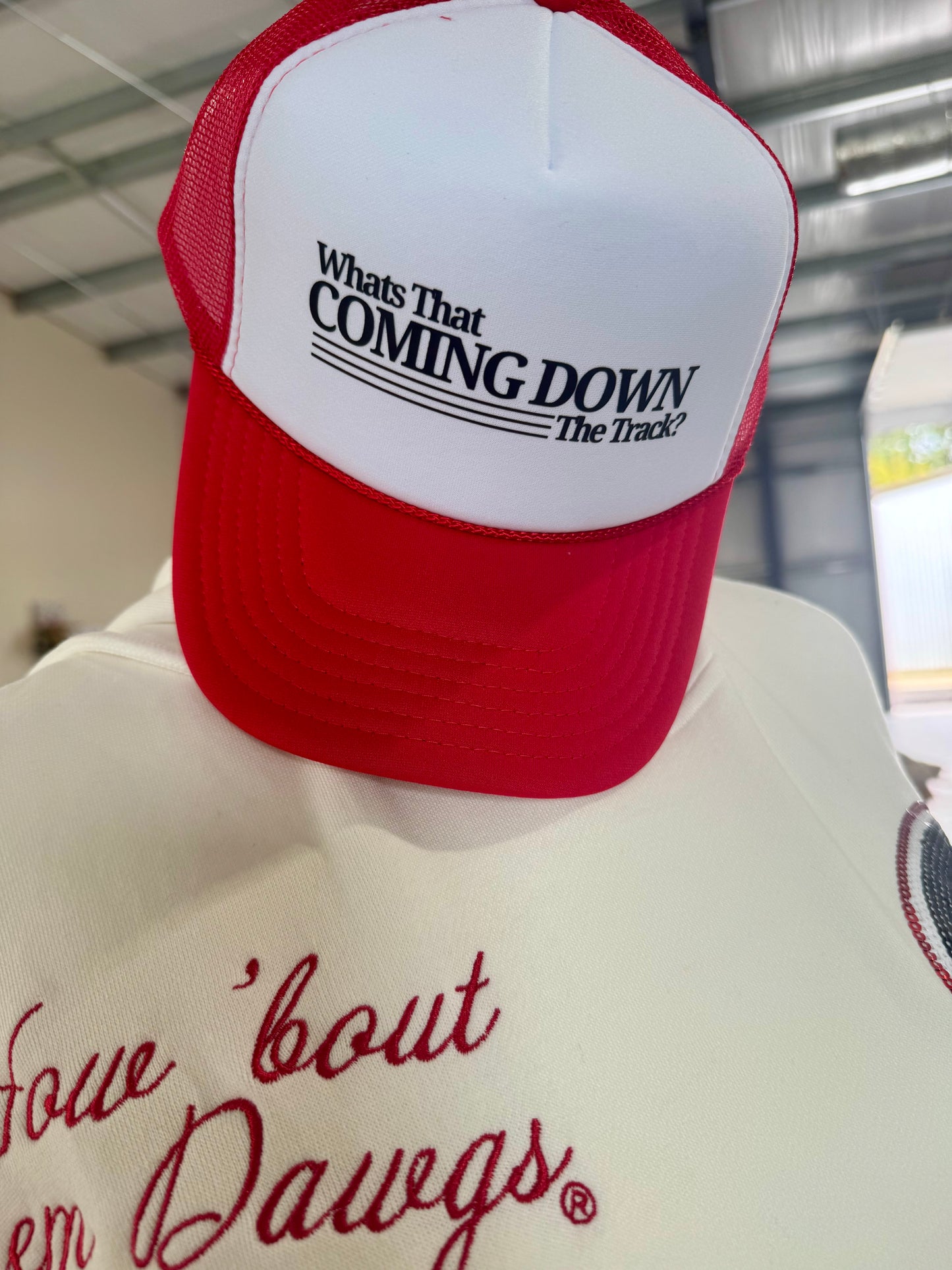 What’s that coming down the track hat