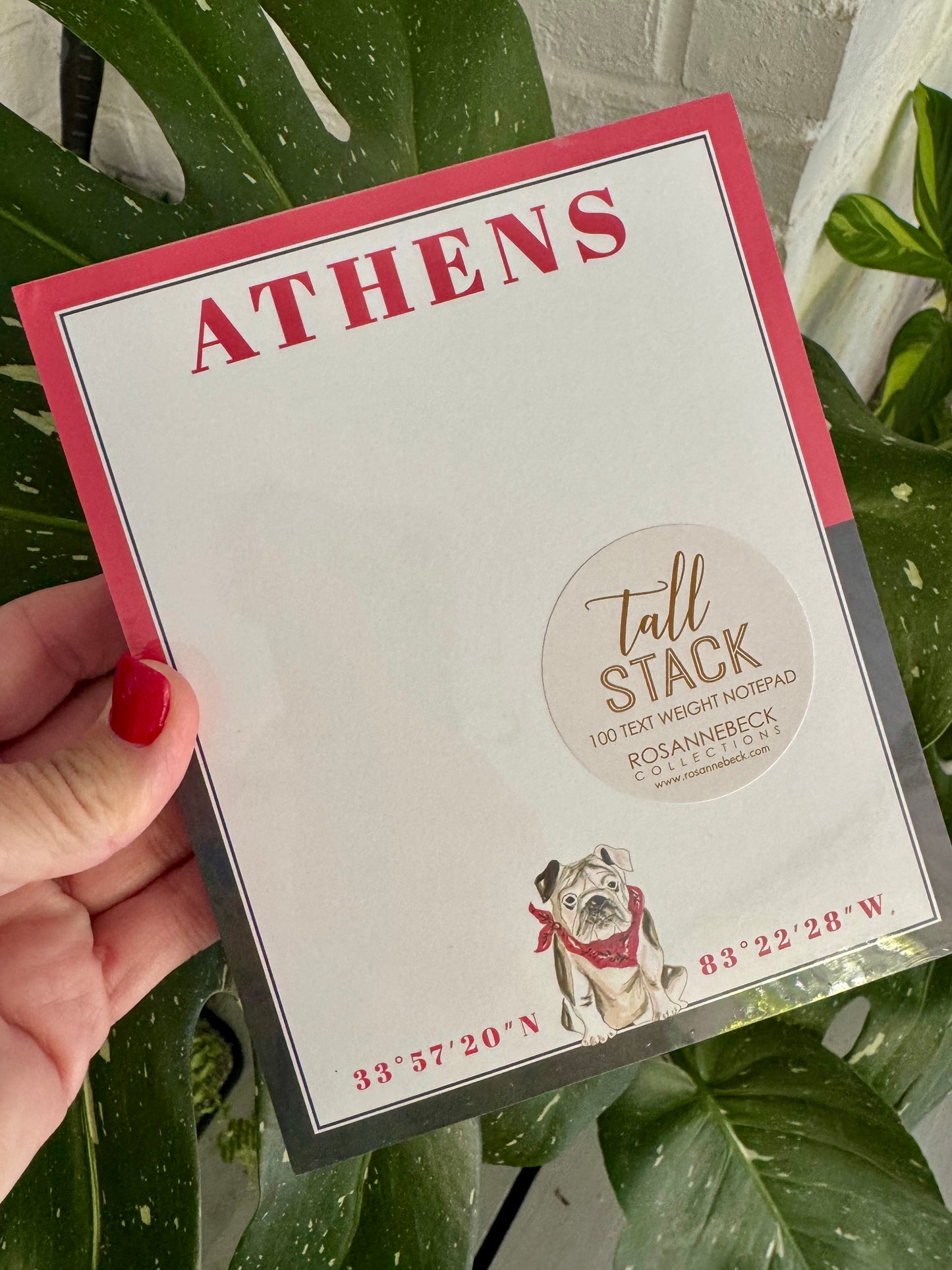 Athens notepad tall stack