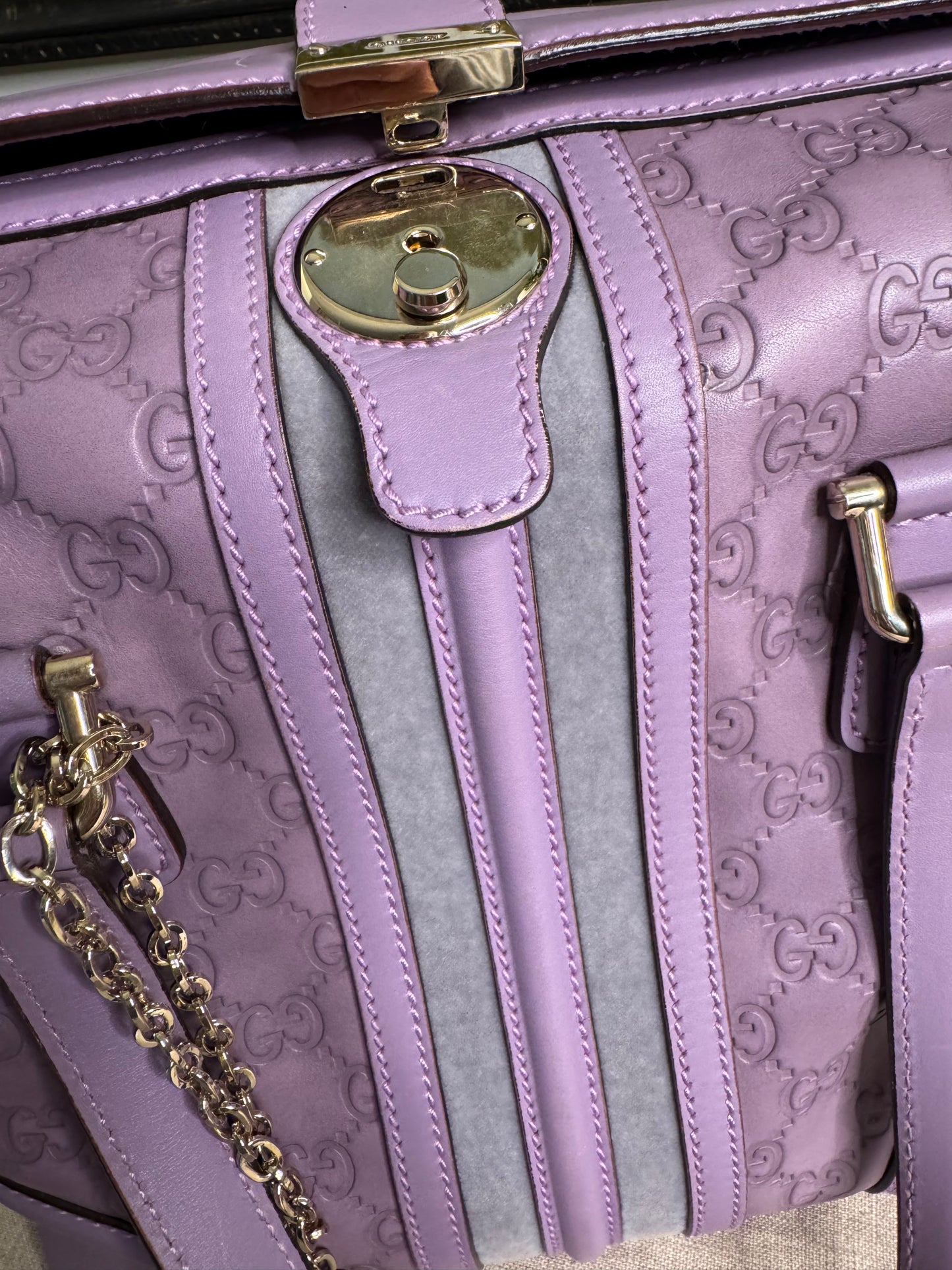 Lavender Gucci handbag pre loved