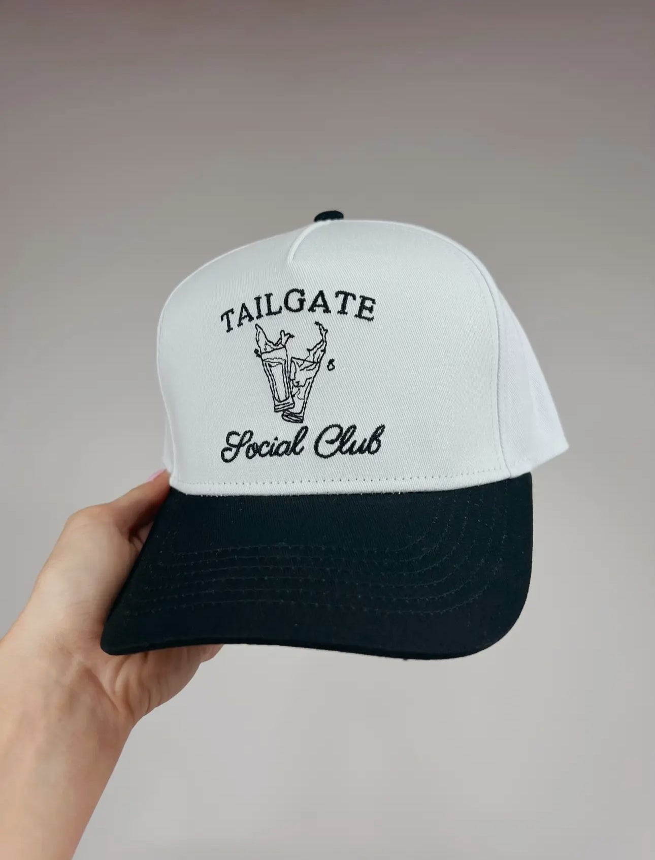 Hat tailgate social club embroidered