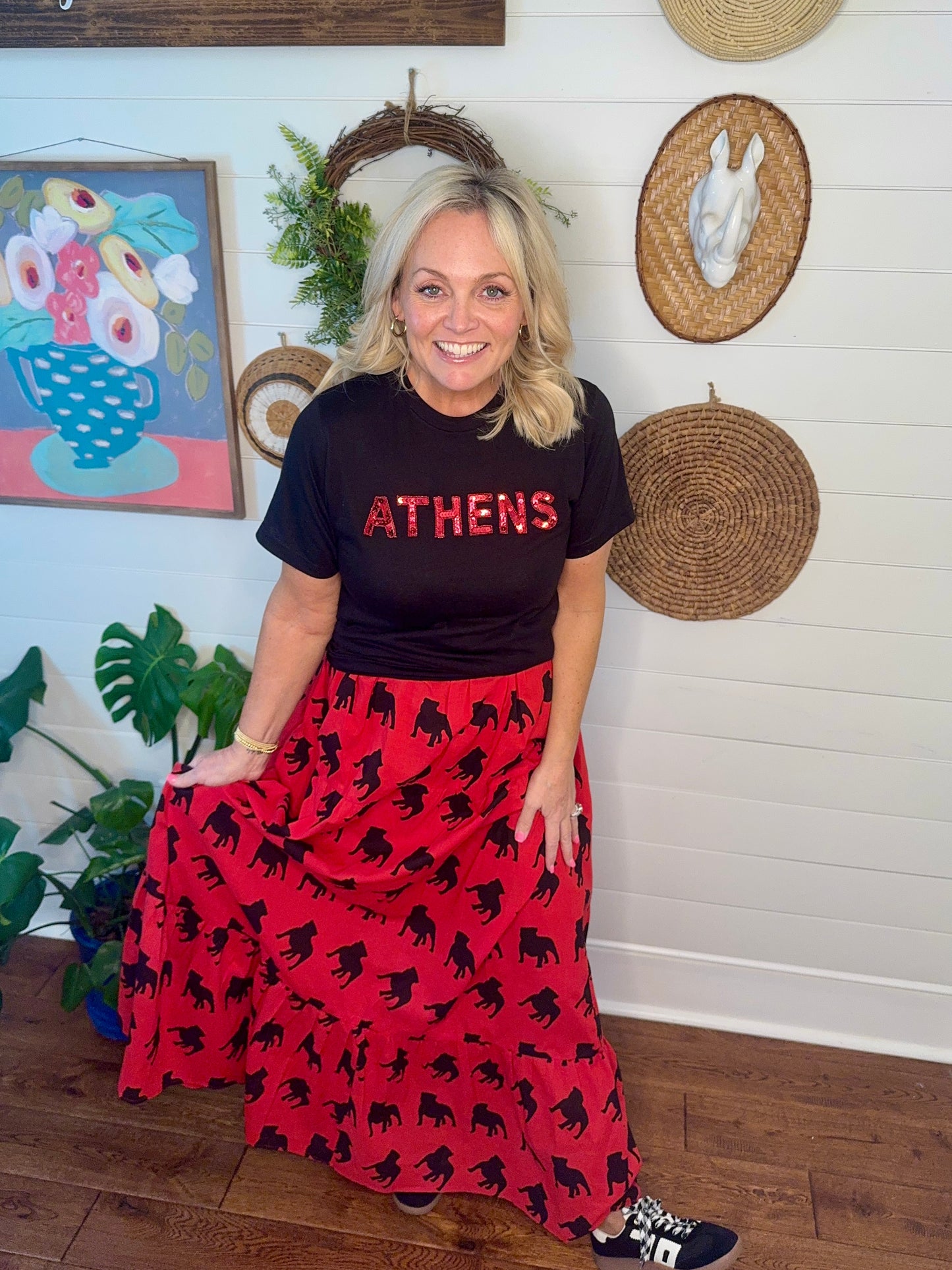 Black Tee Athens Sequin marked down!