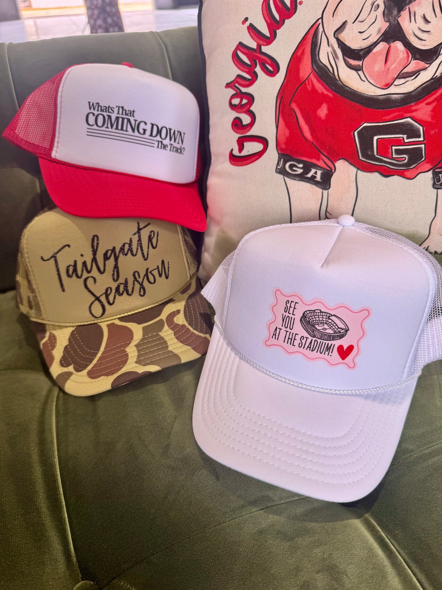 What’s that coming down the track hat