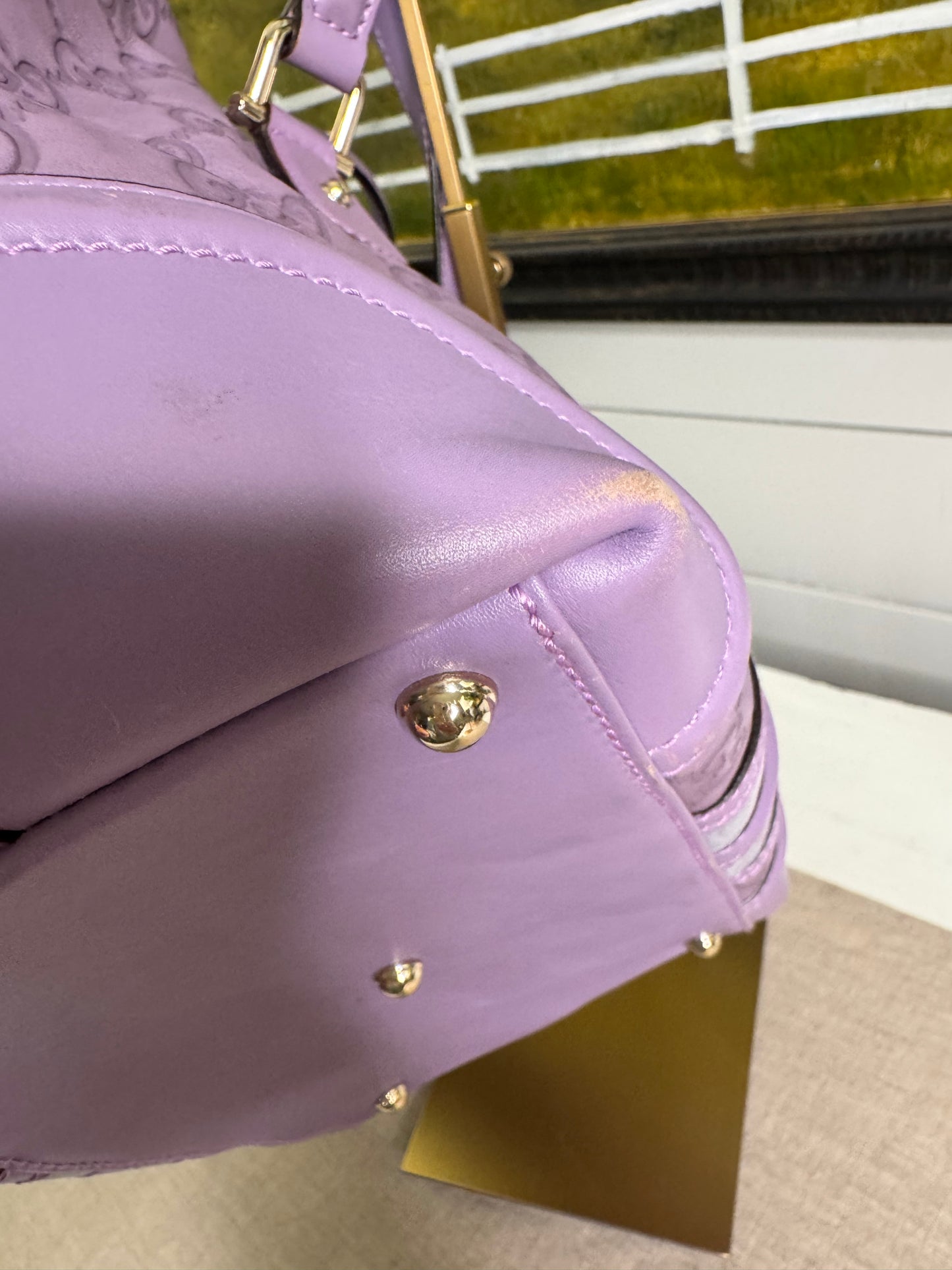 Lavender Gucci handbag pre loved