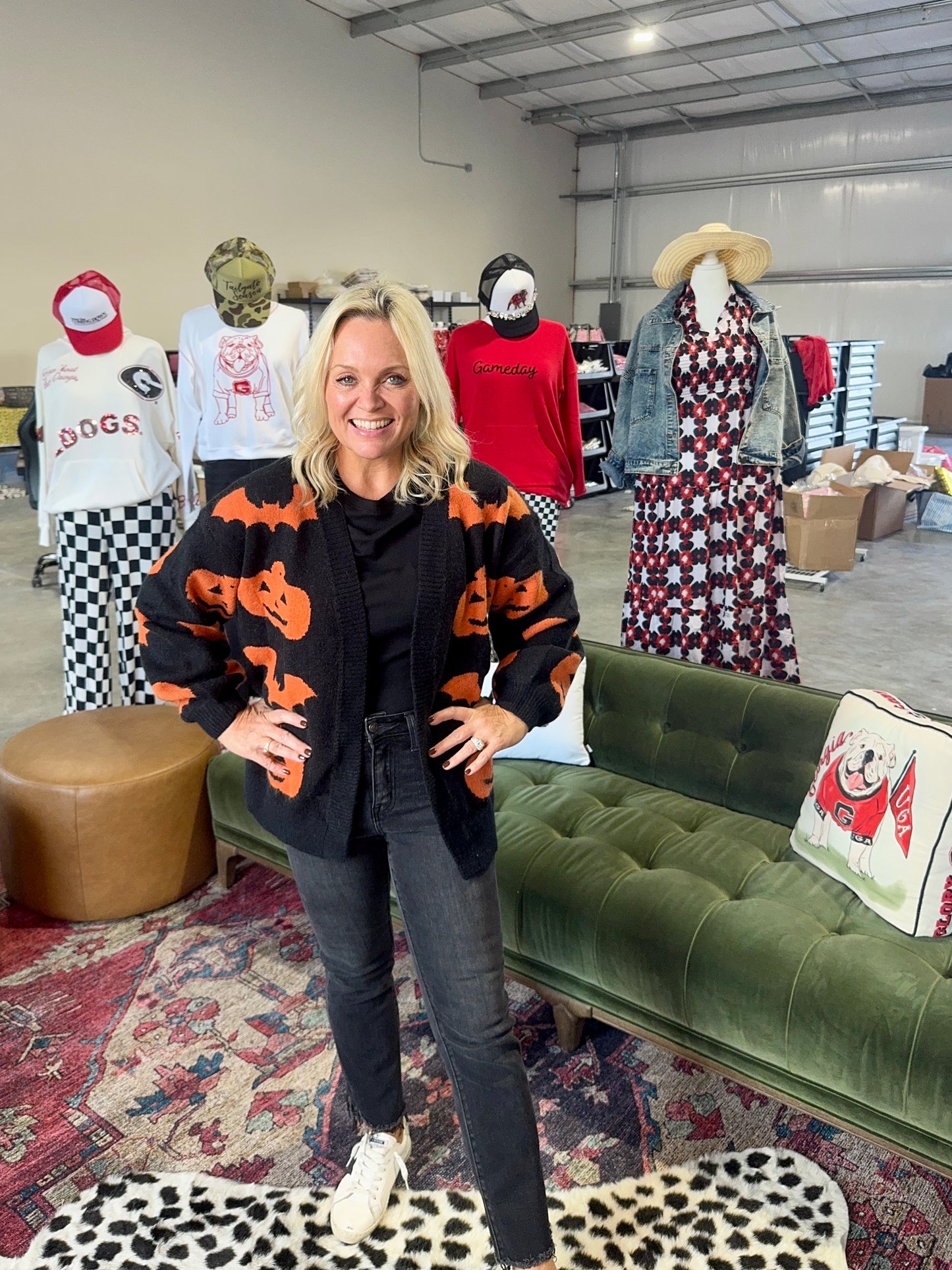 Halloween cardigan oversized