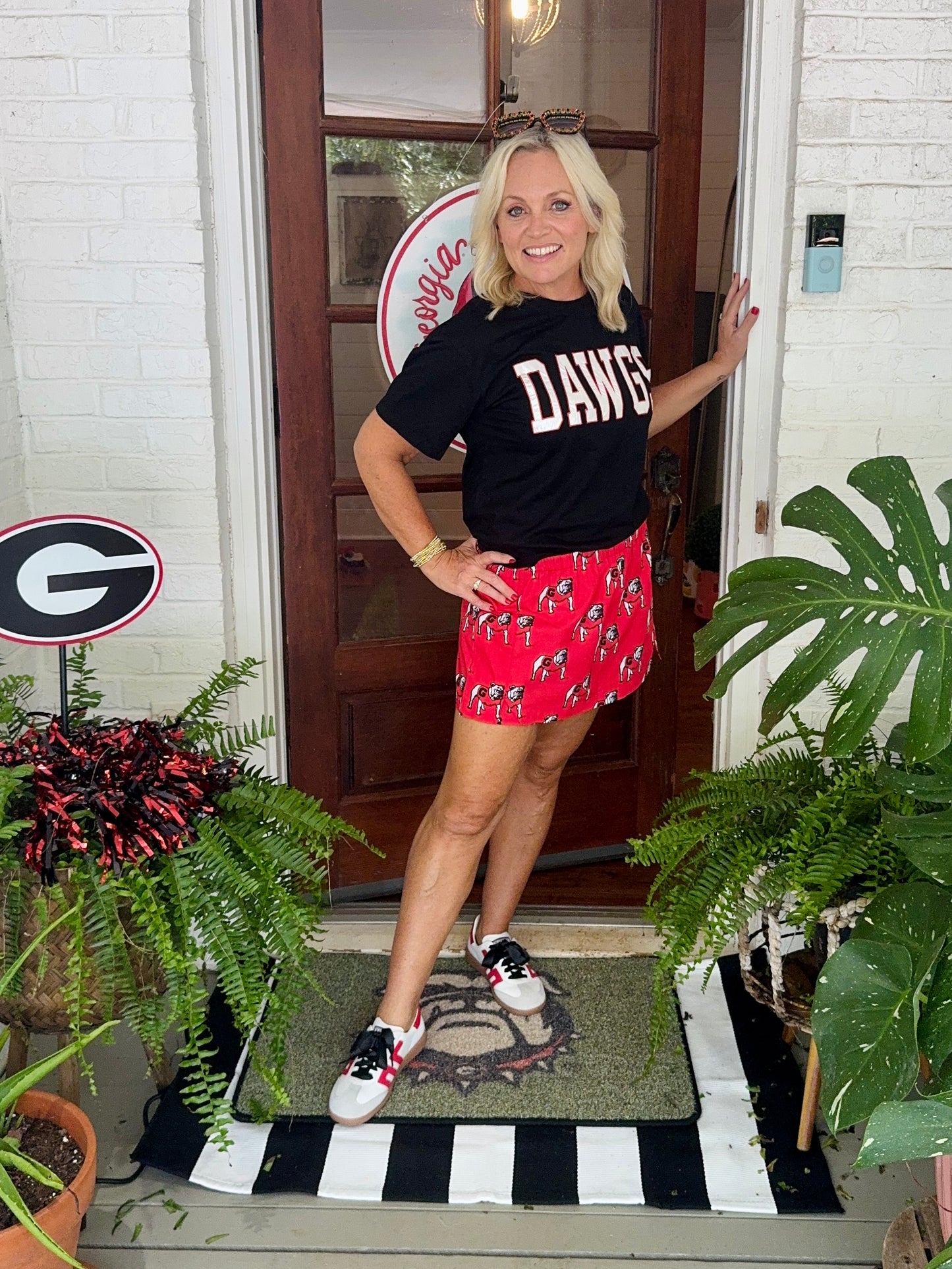 Poplin skirt georgia licensed