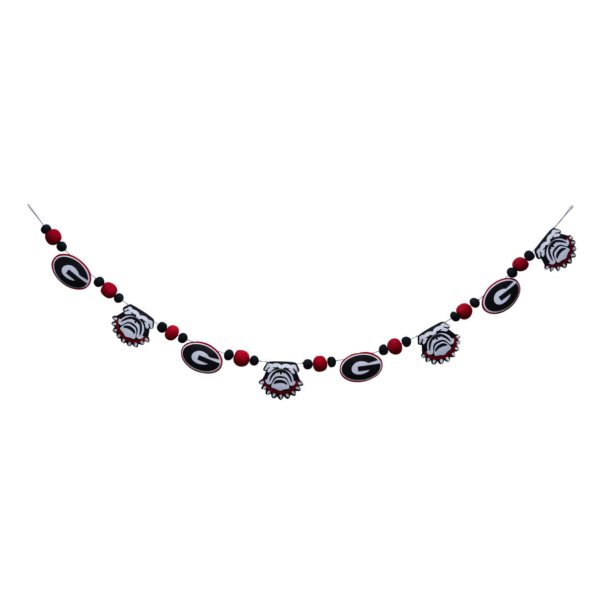 Glory Haus super bulldog banner garland pom pom