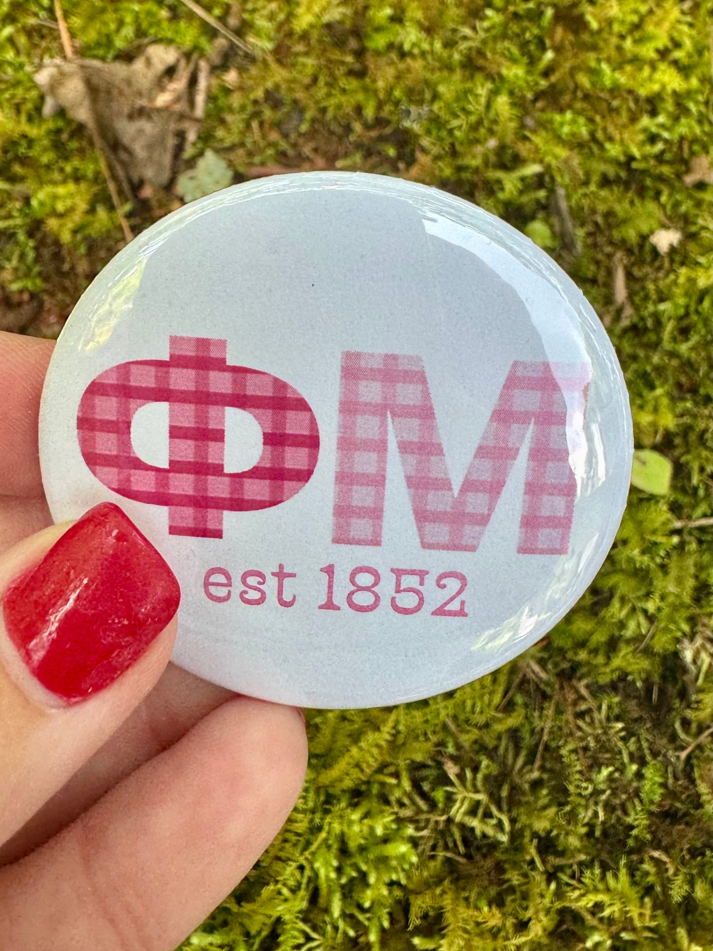 Phi Mu game day pins