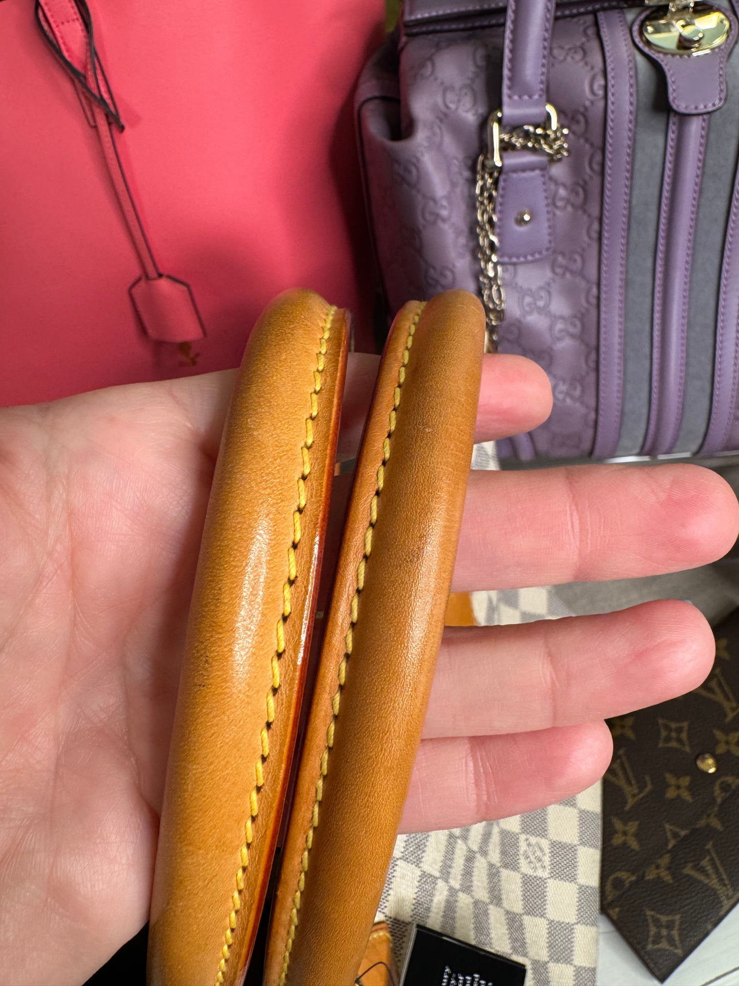 Louis Vuitton Seleya PM Damier Azur pre loved