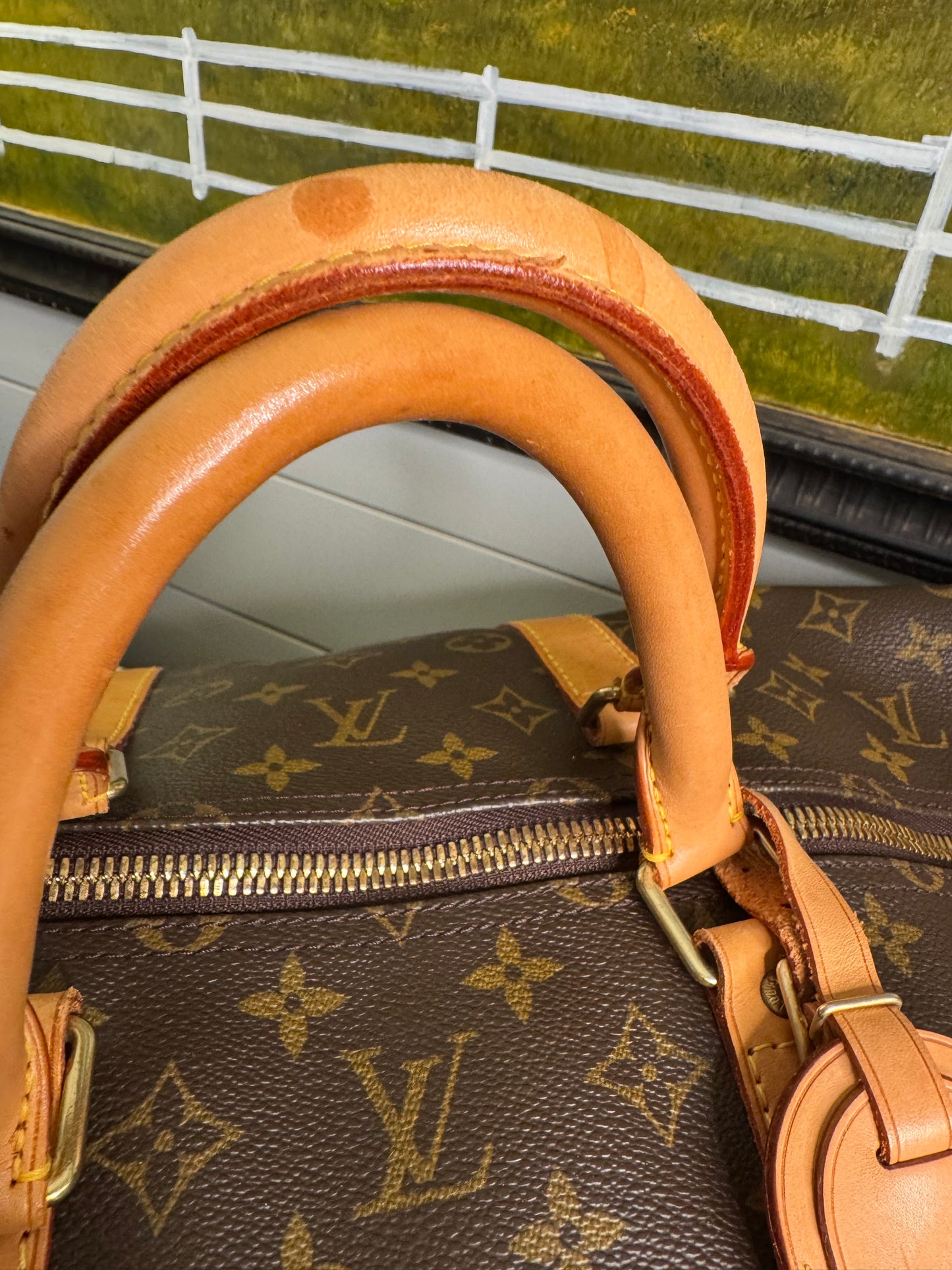 Louis Vuitton keepall luggage pre loved