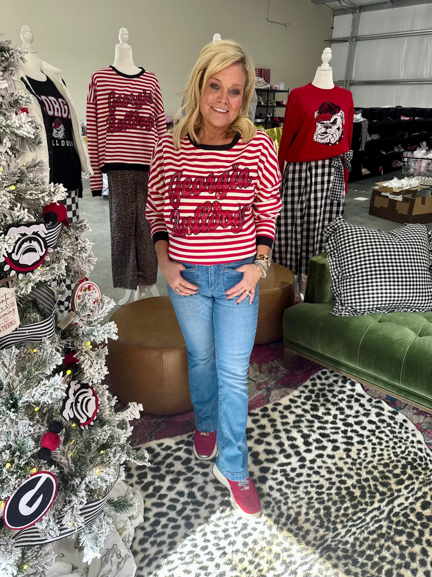 The Georgia stripe pullover licensed