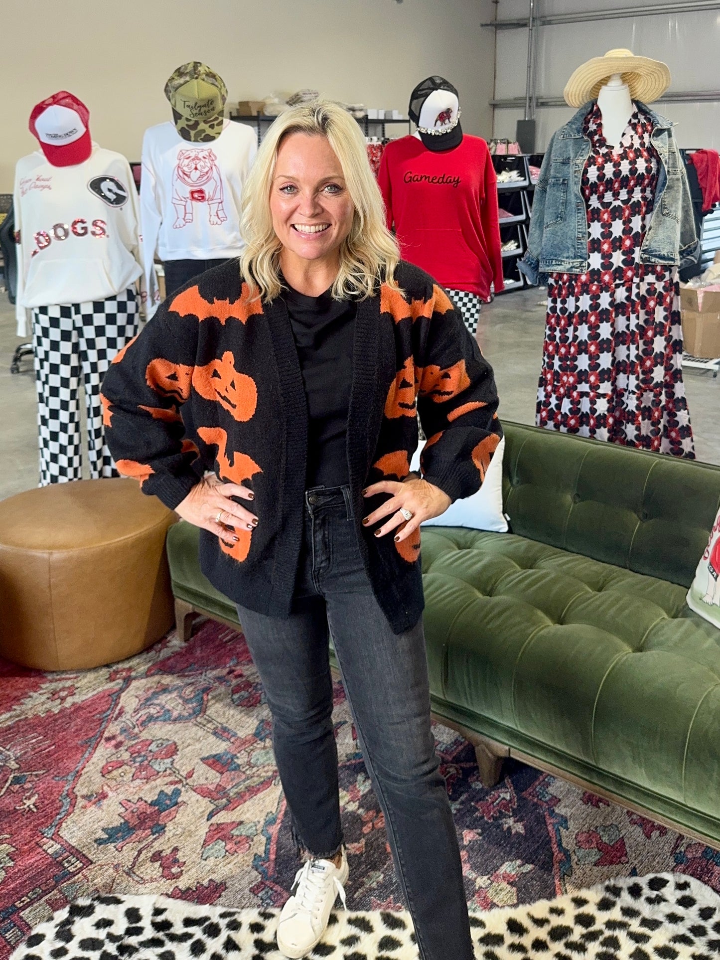 Halloween cardigan oversized