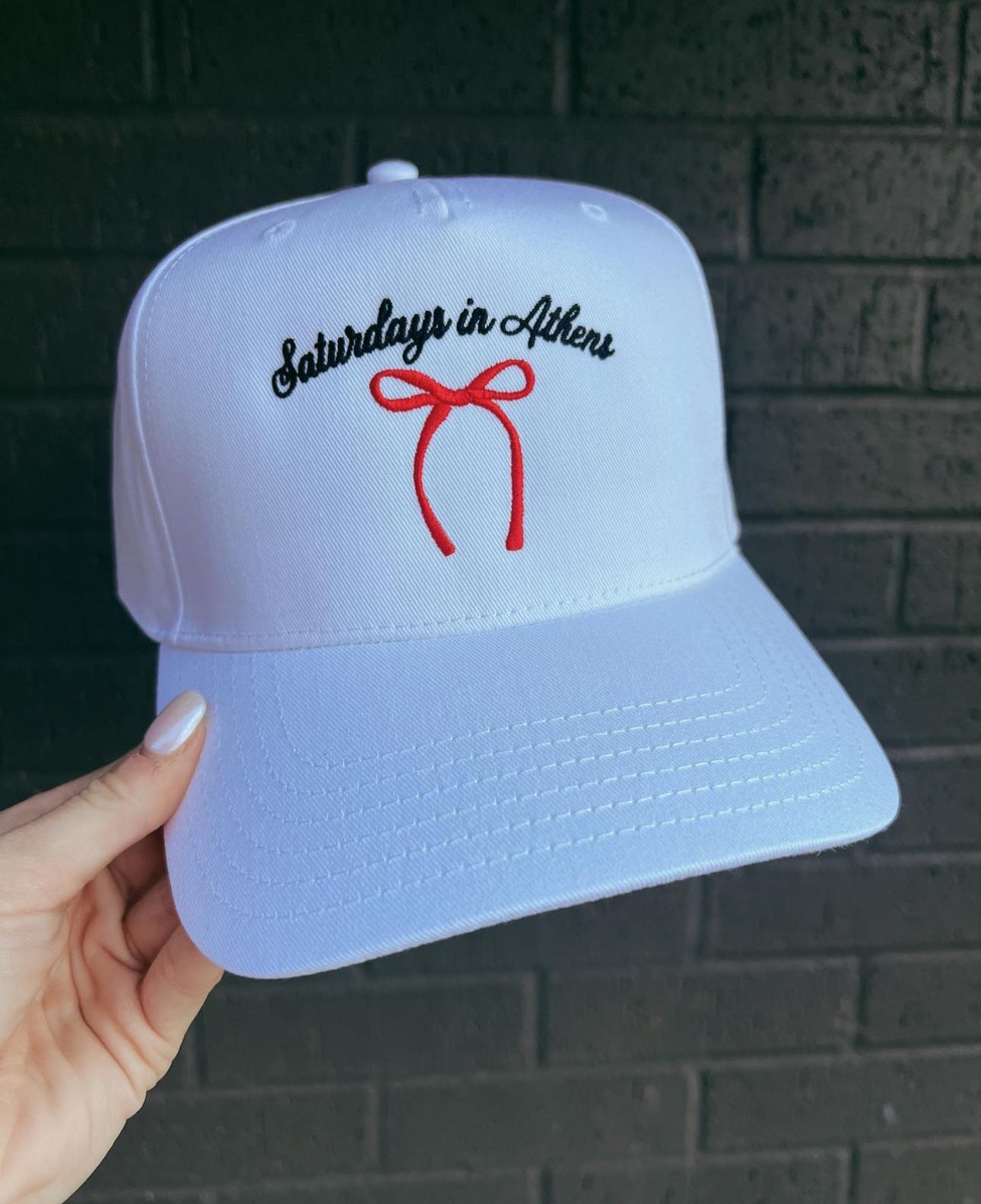 Saturday in Athens embroidered Hat