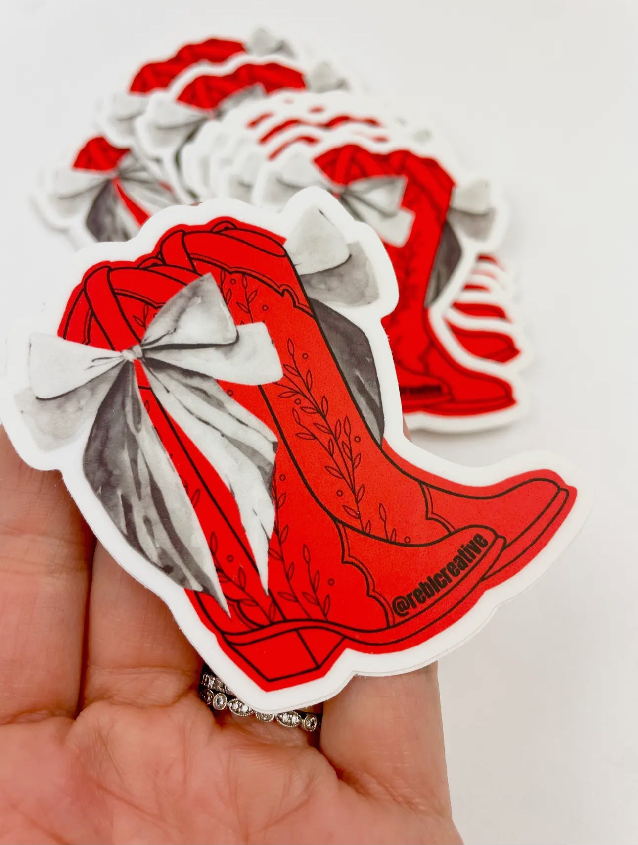 Sticker boots