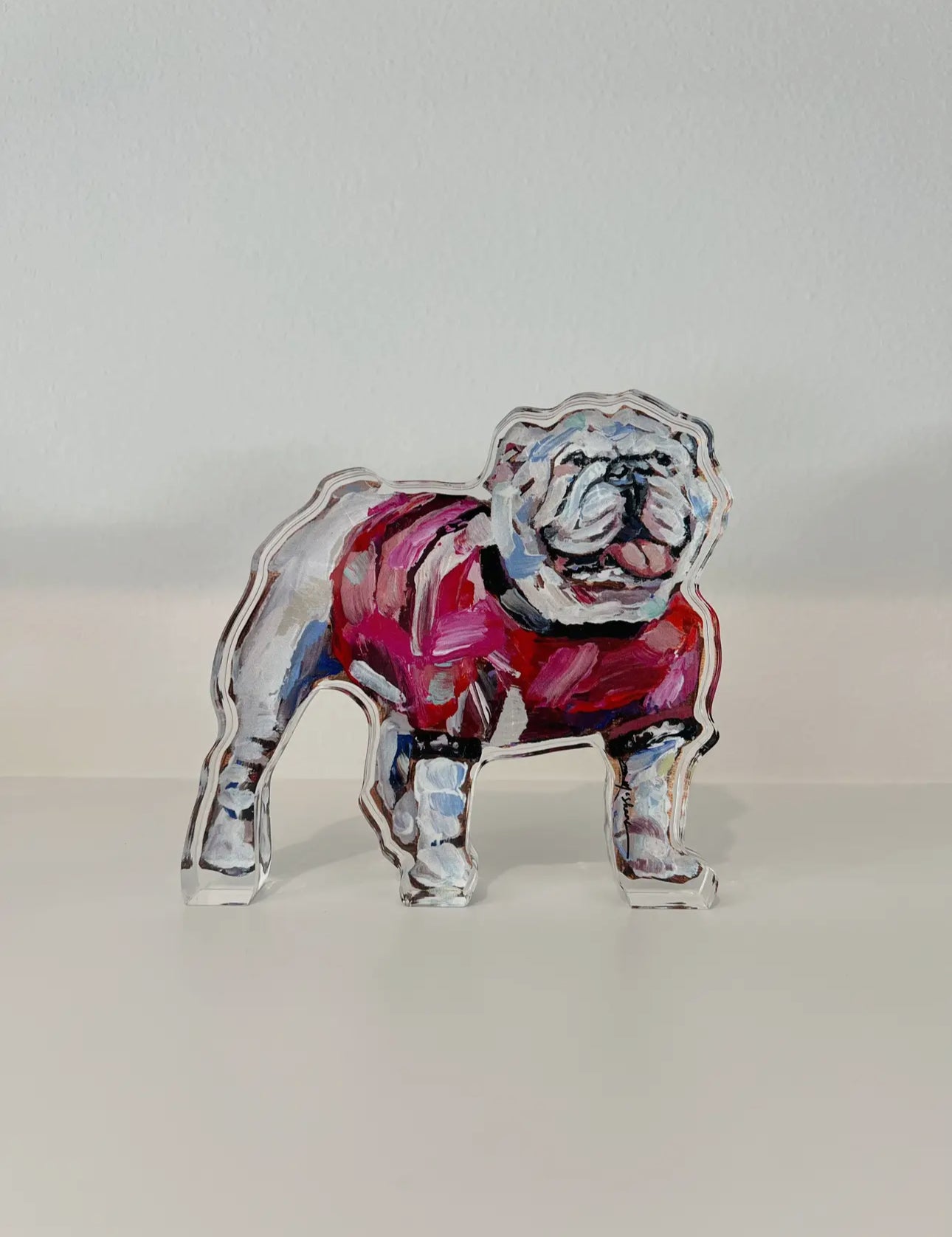 Acrylic dog Shelfie