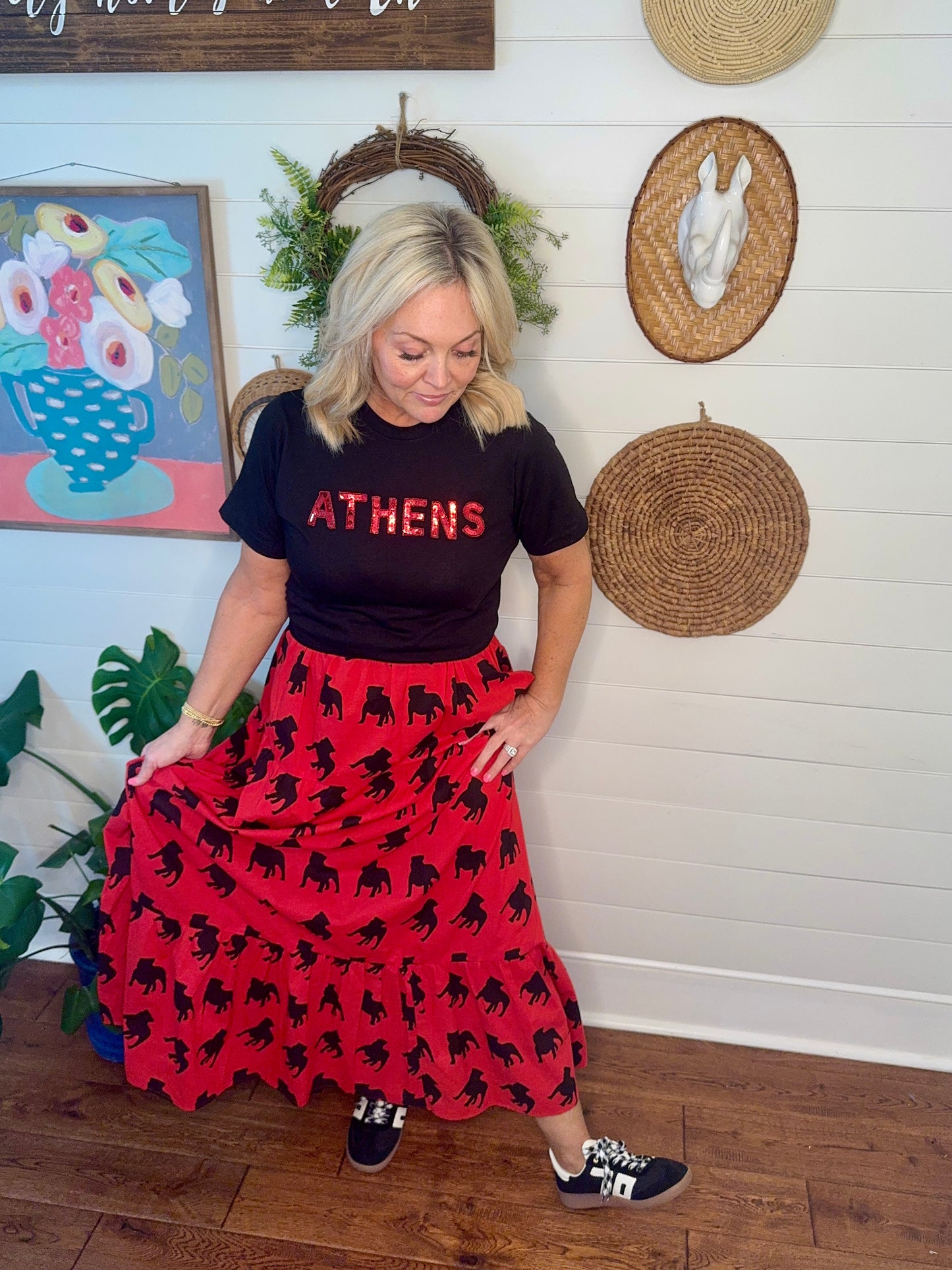 Black Tee Athens Sequin marked down!