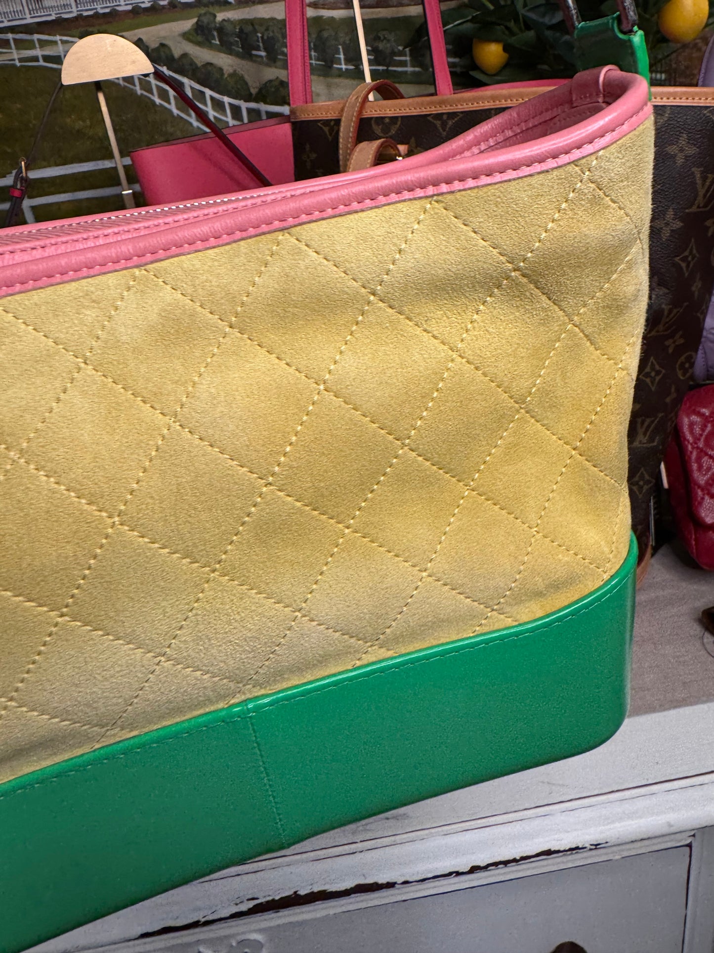 Chanel 2017 mini Gabrielle shoulder bag pre loved