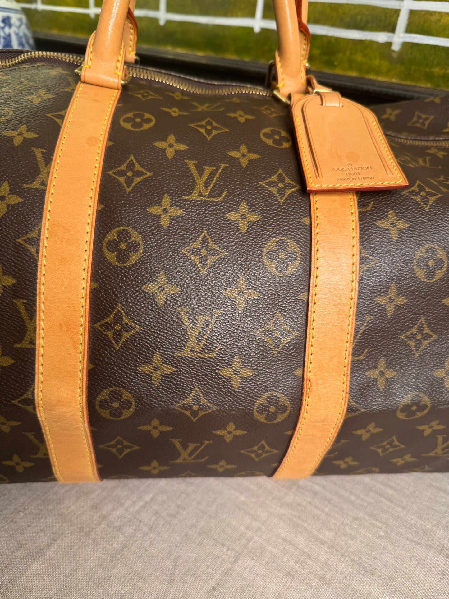 Louis Vuitton keepall luggage pre loved