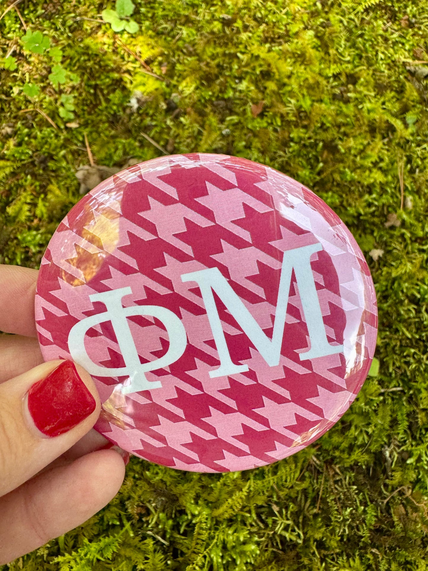 Phi Mu game day pins