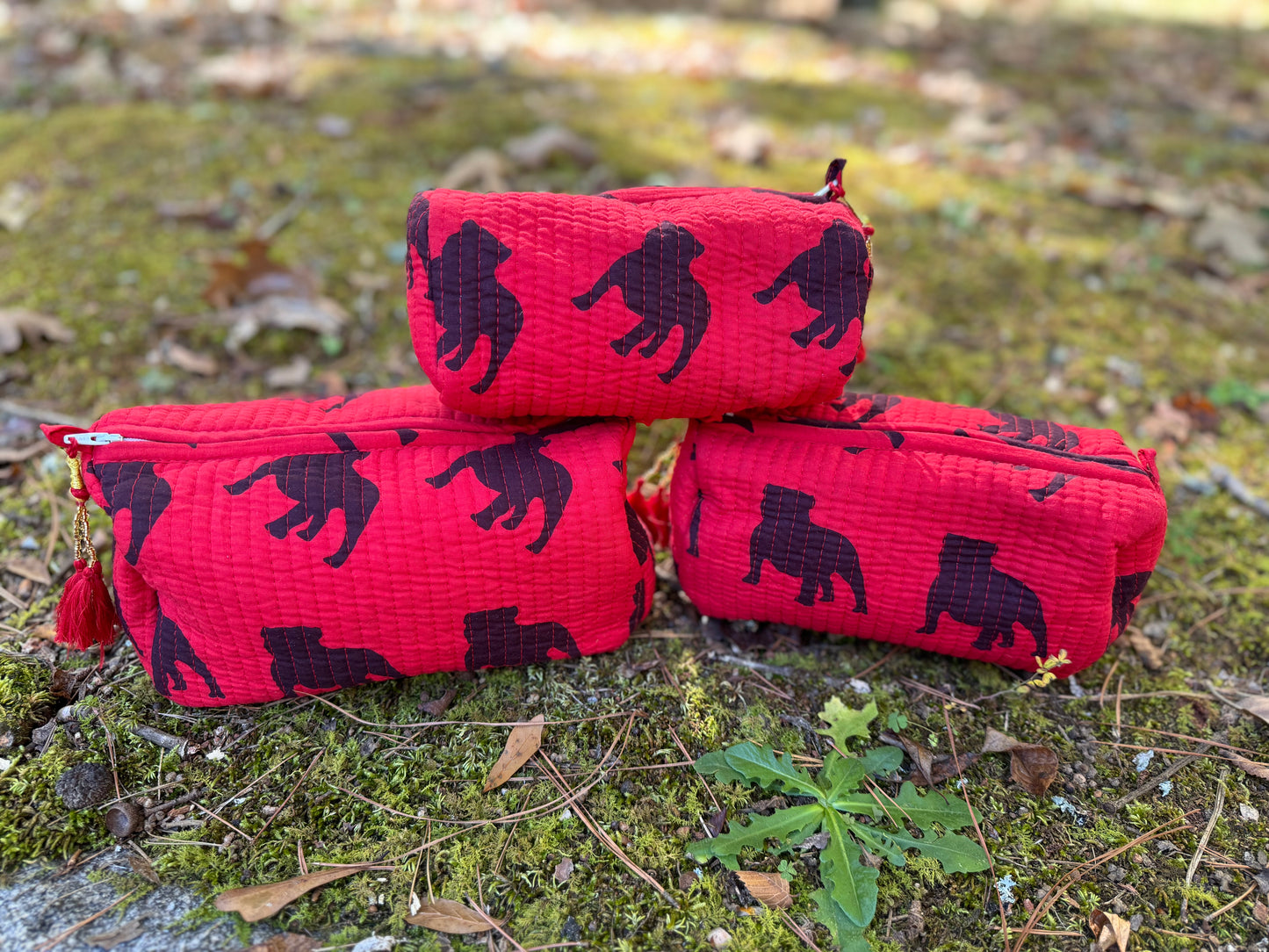Restocked! Exclusive pickled lemon cosmetic bags - 3 piece set