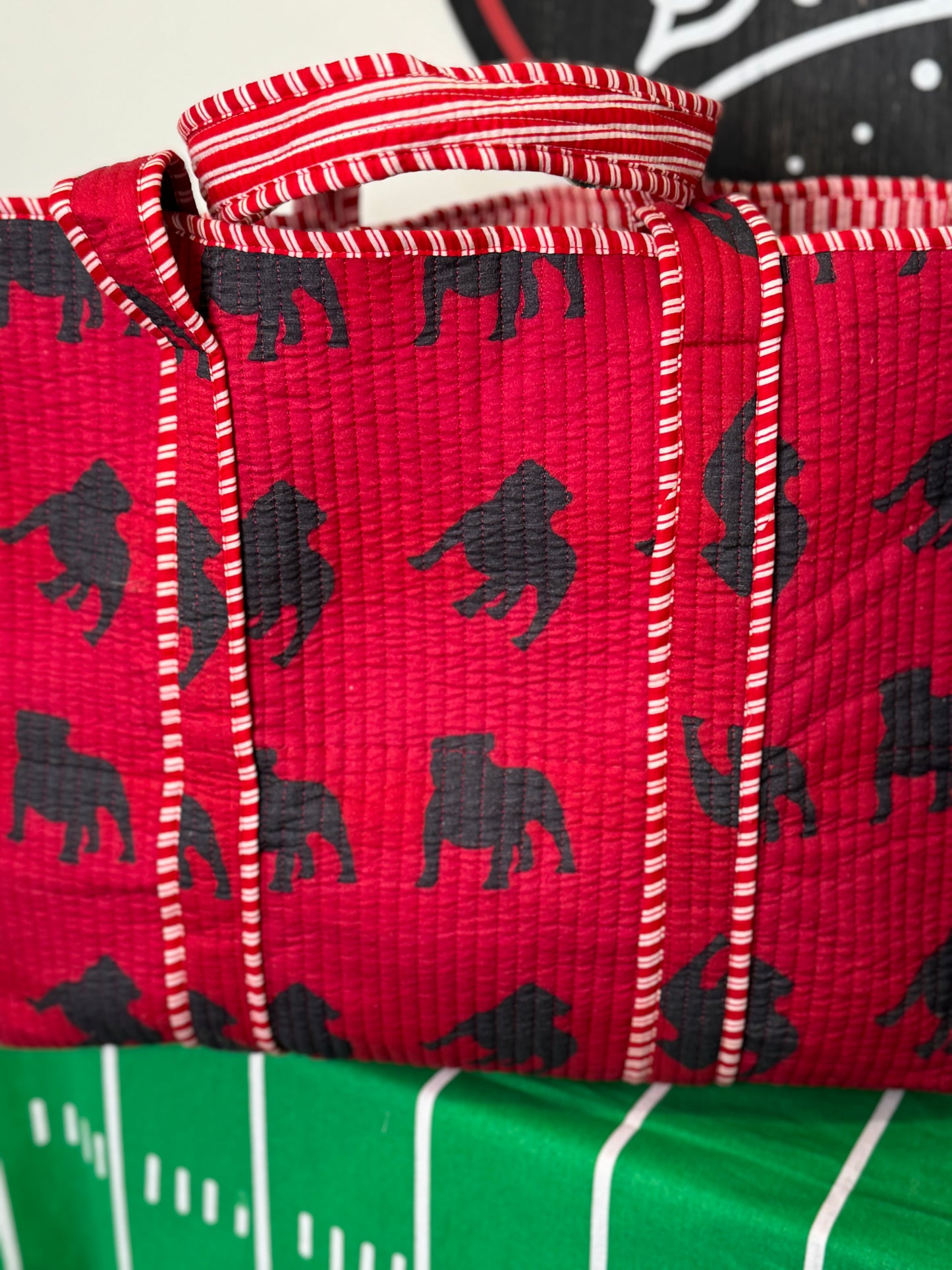 “The Pickled Lemon exclusive” quilted cotton Tote bag Reversible!