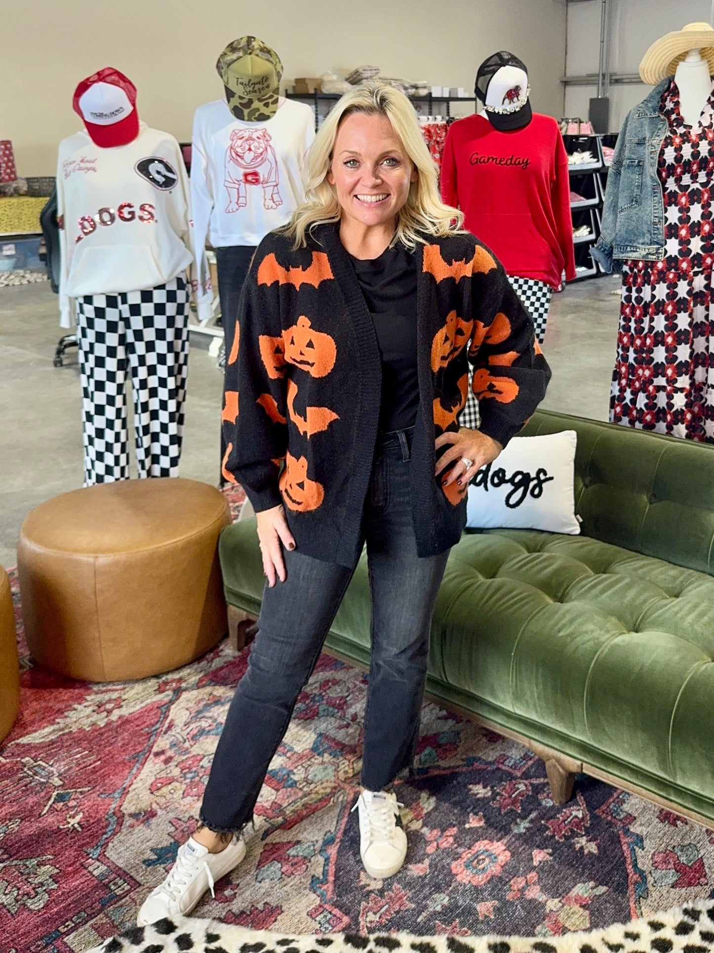 Halloween cardigan oversized