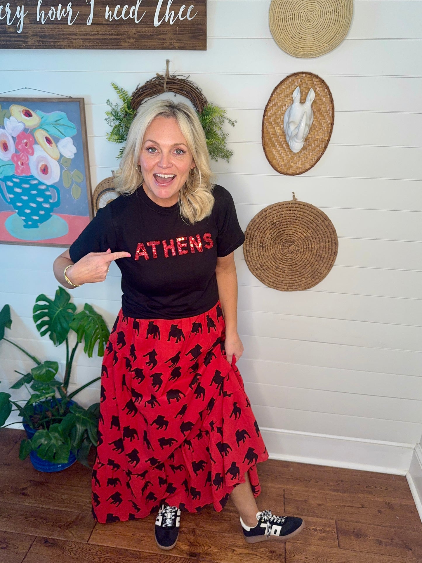 Black Tee Athens Sequin marked down!