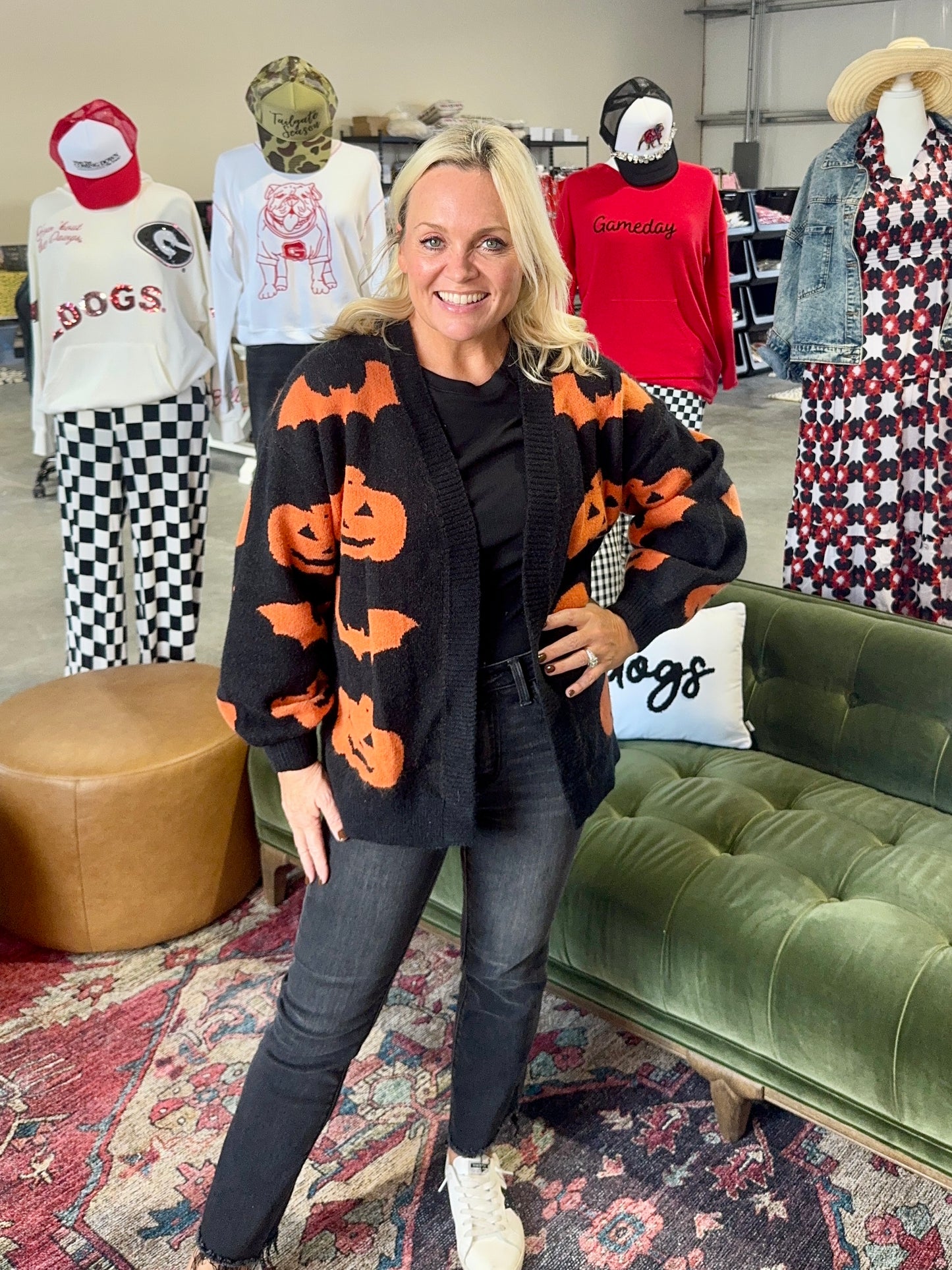 Halloween cardigan oversized