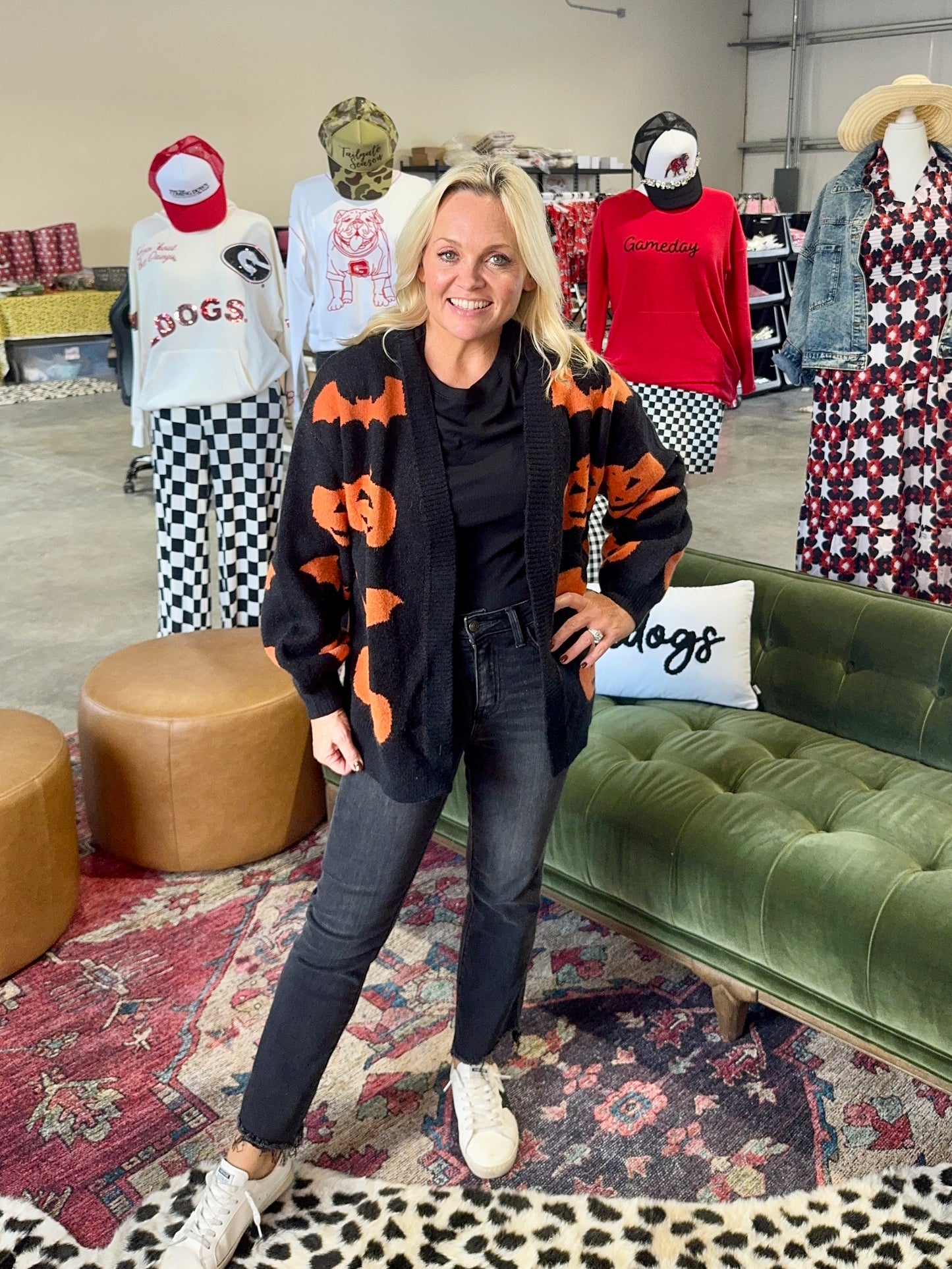 Halloween cardigan oversized