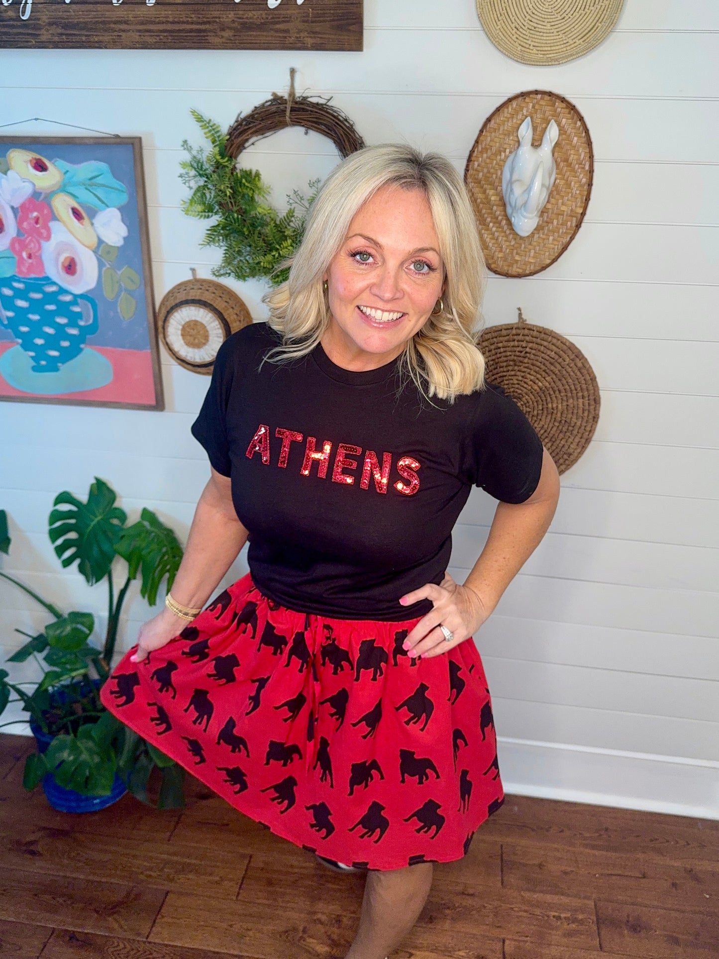 Black Tee Athens Sequin marked down!