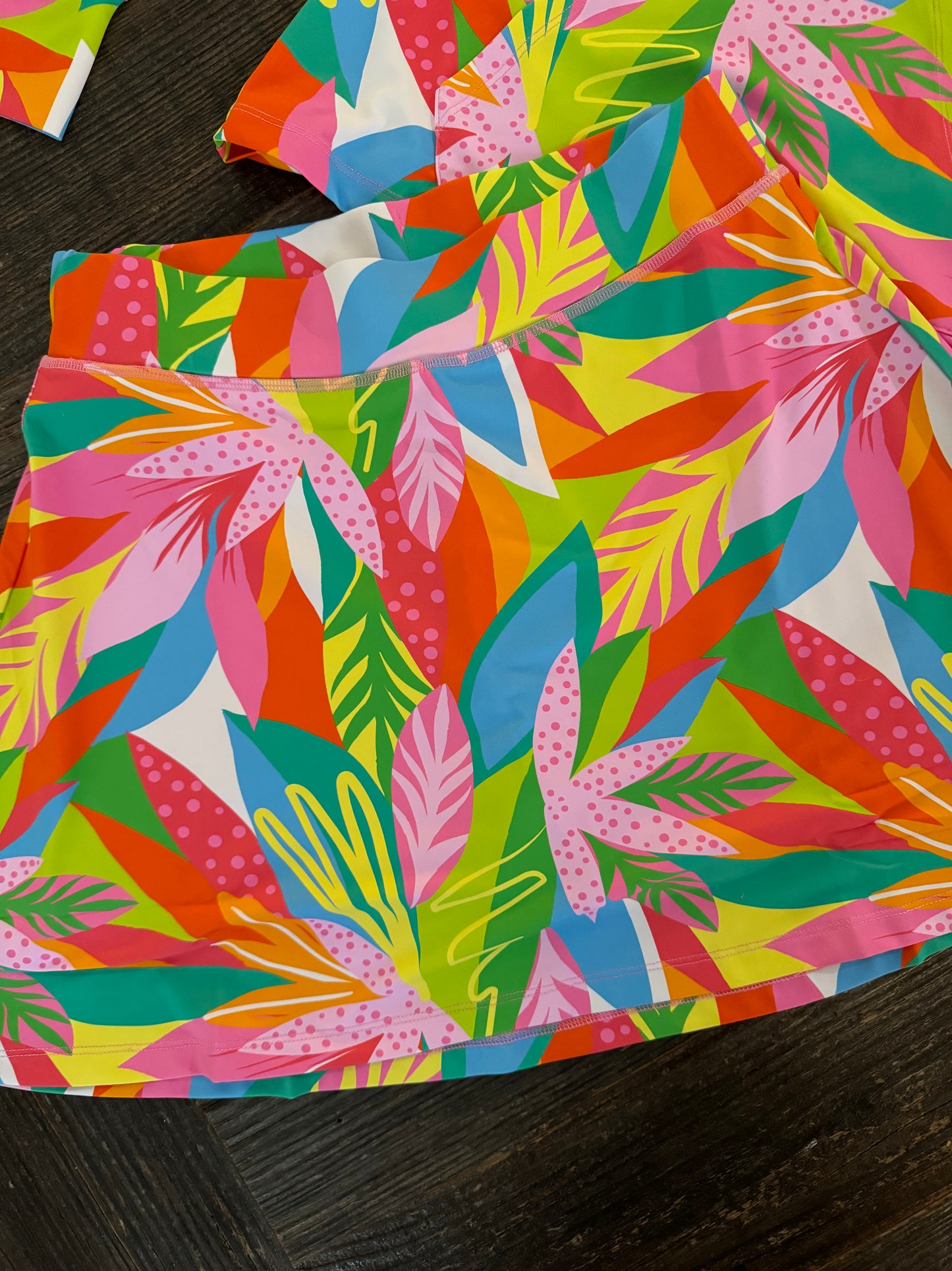 Hamptons active wear skirt with shorts marked down