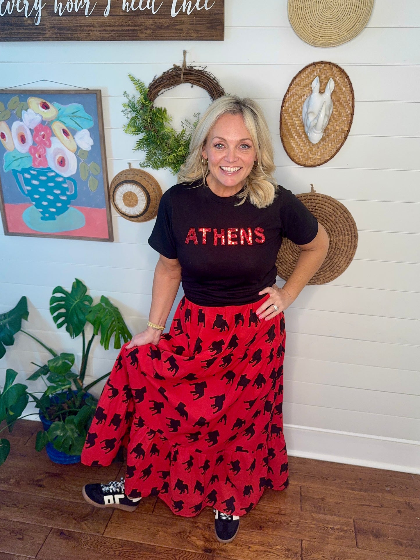 Black Tee Athens Sequin marked down!
