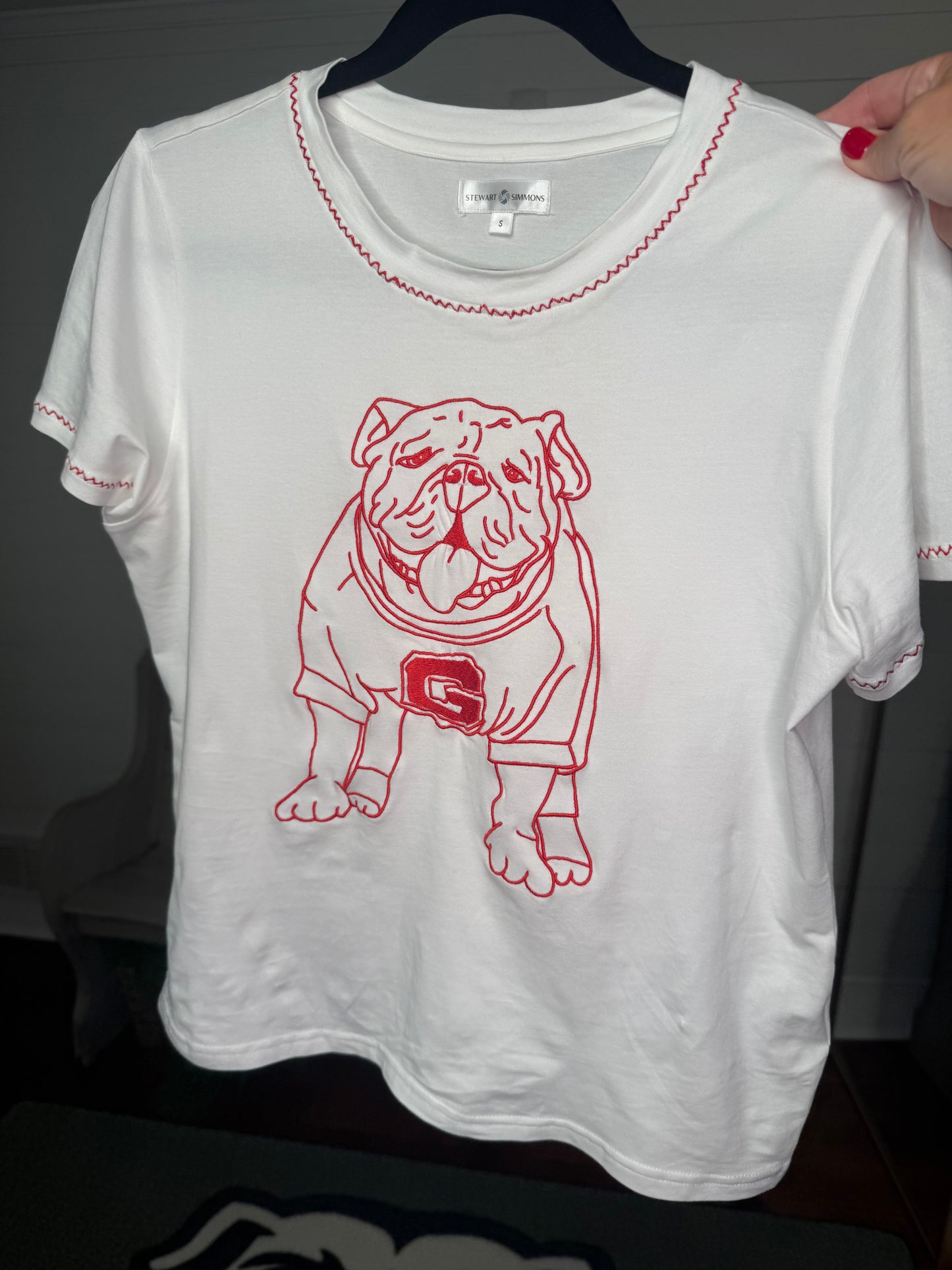 The embroidered tee! Licensed up to size 3X!