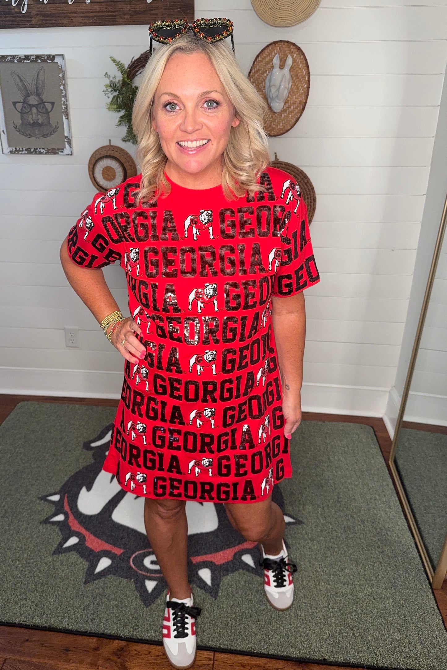 New licensed sequin t shirt dress