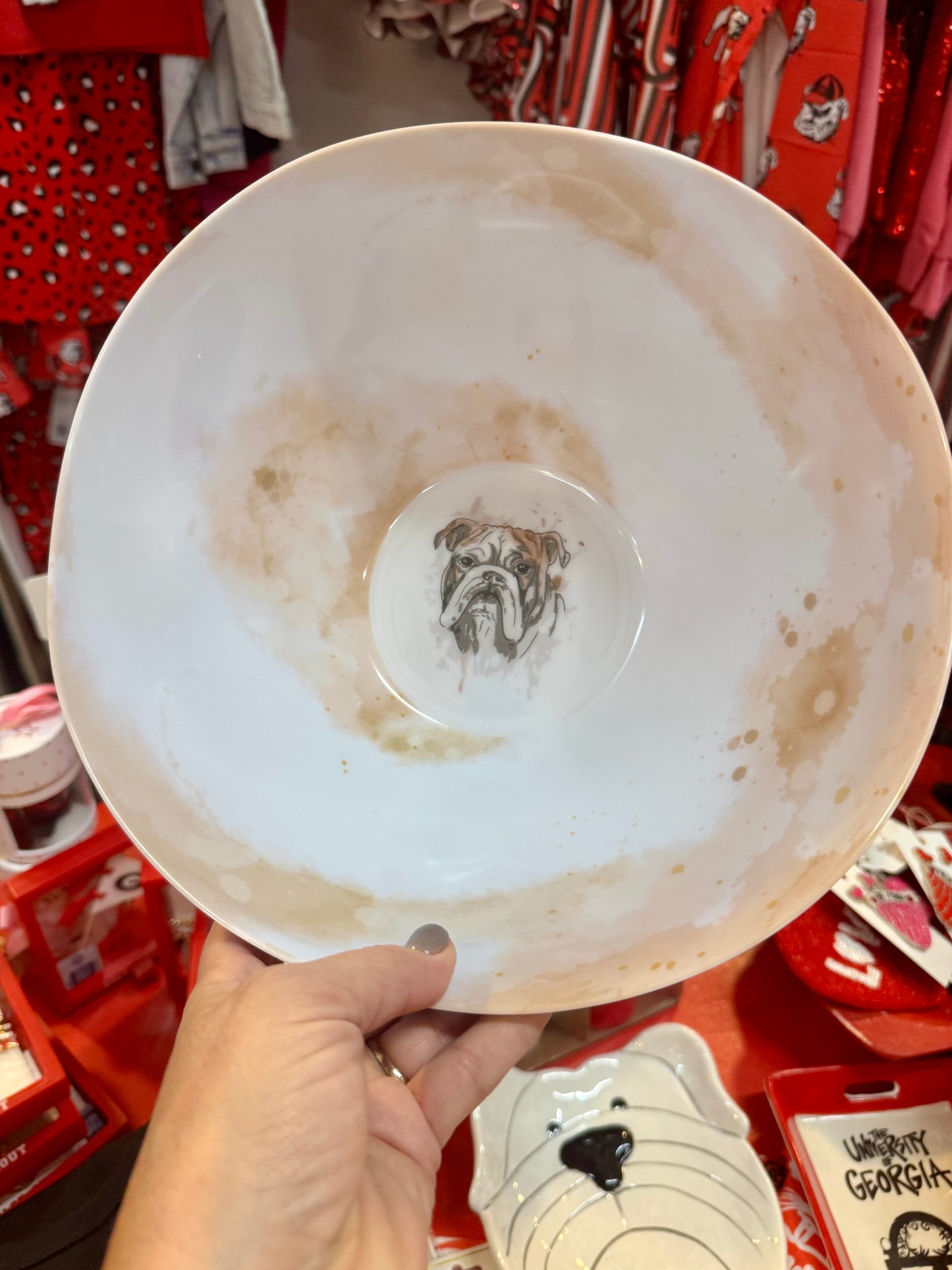 Bowl bulldog melamine