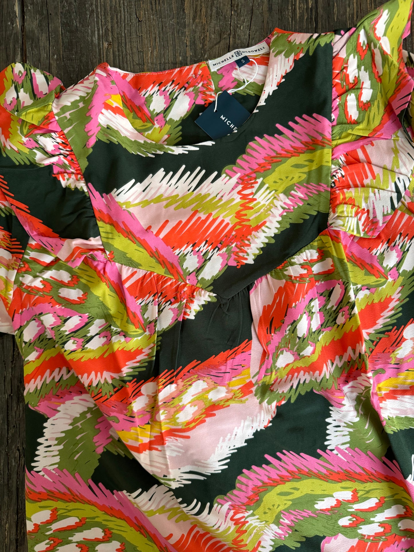 boutique ruffle shoulder blouse up to size XXL marked down