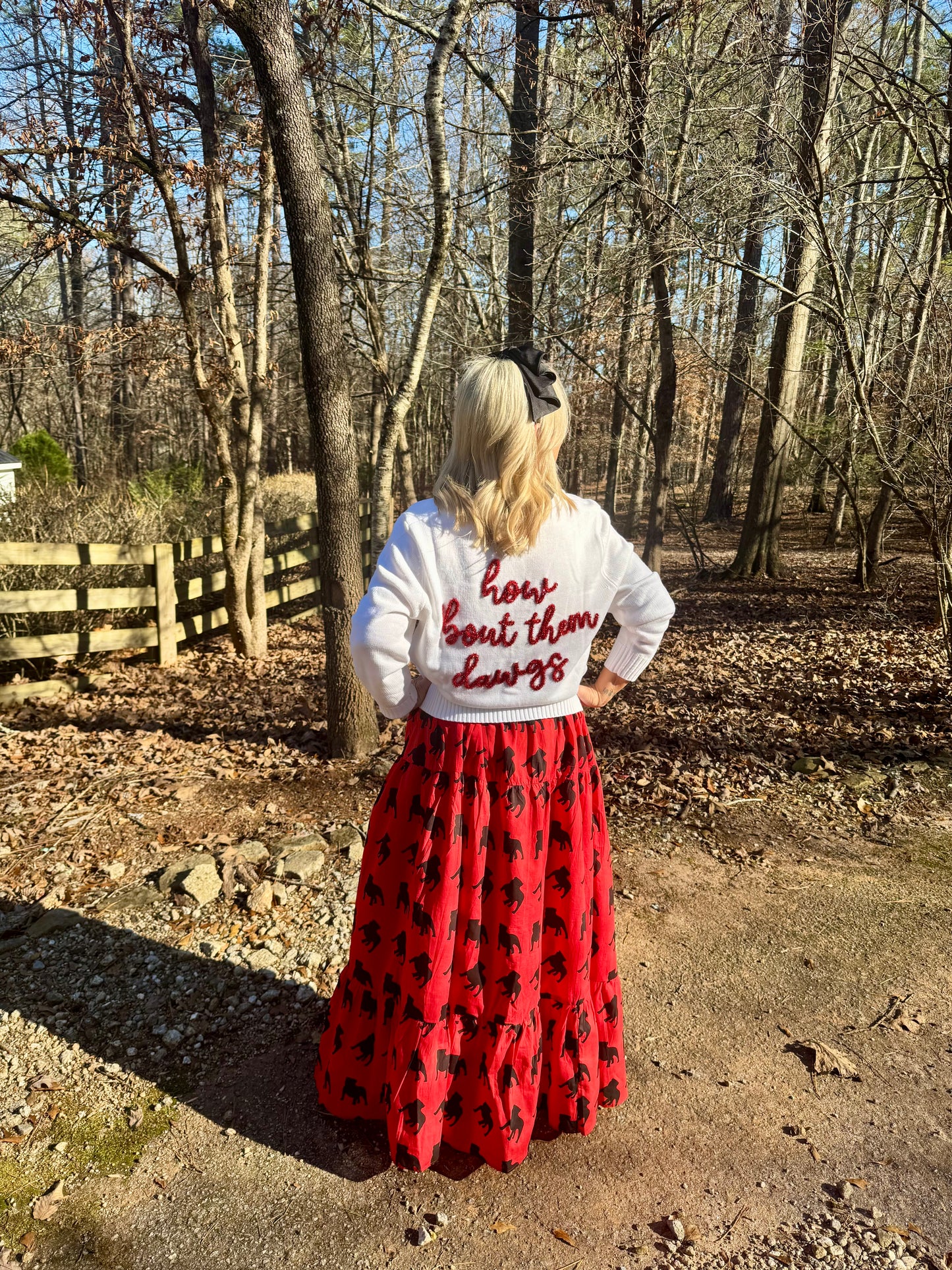Glitter script cardigan licensed marked down