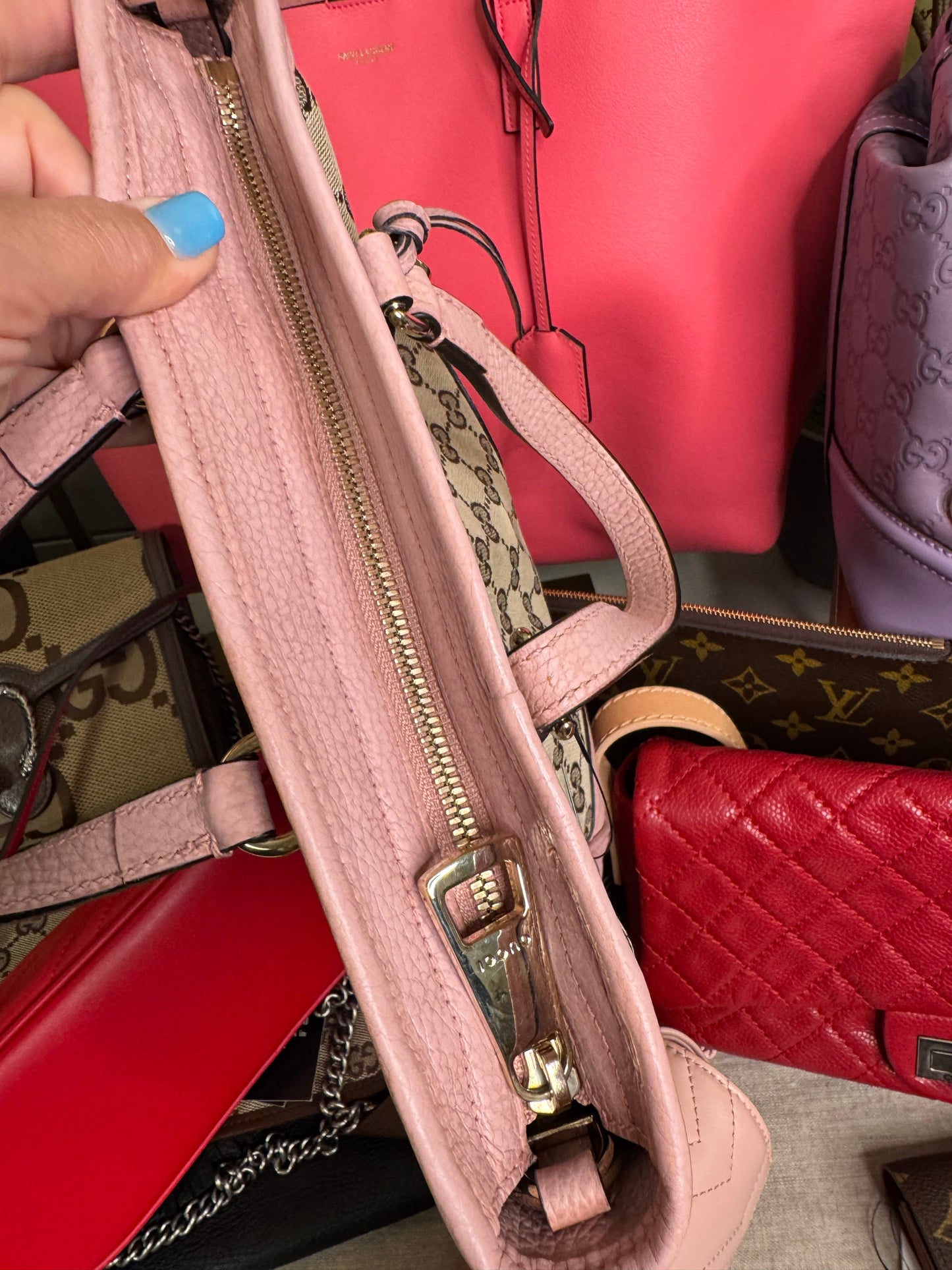 Gucci small Bree Tote, GG Canvas